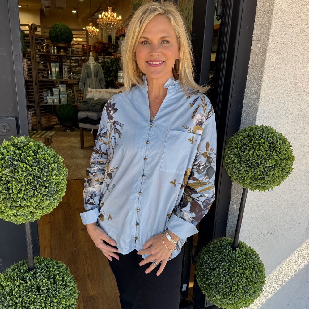 Riley Top - Chambray