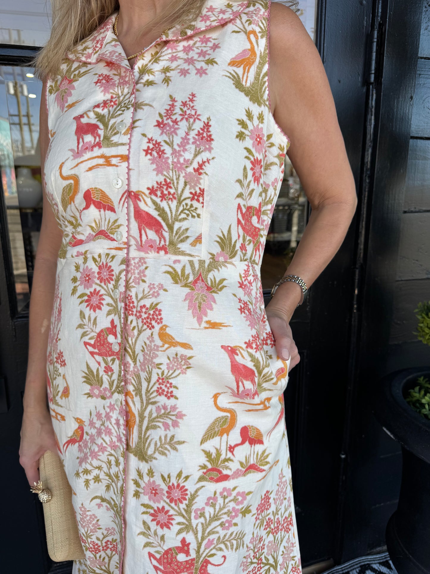 Dress Castillo Toile Cream