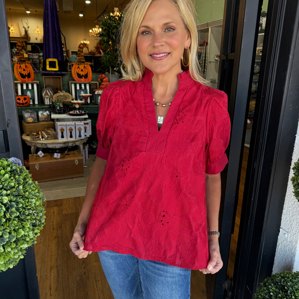 Abigail Top-Red