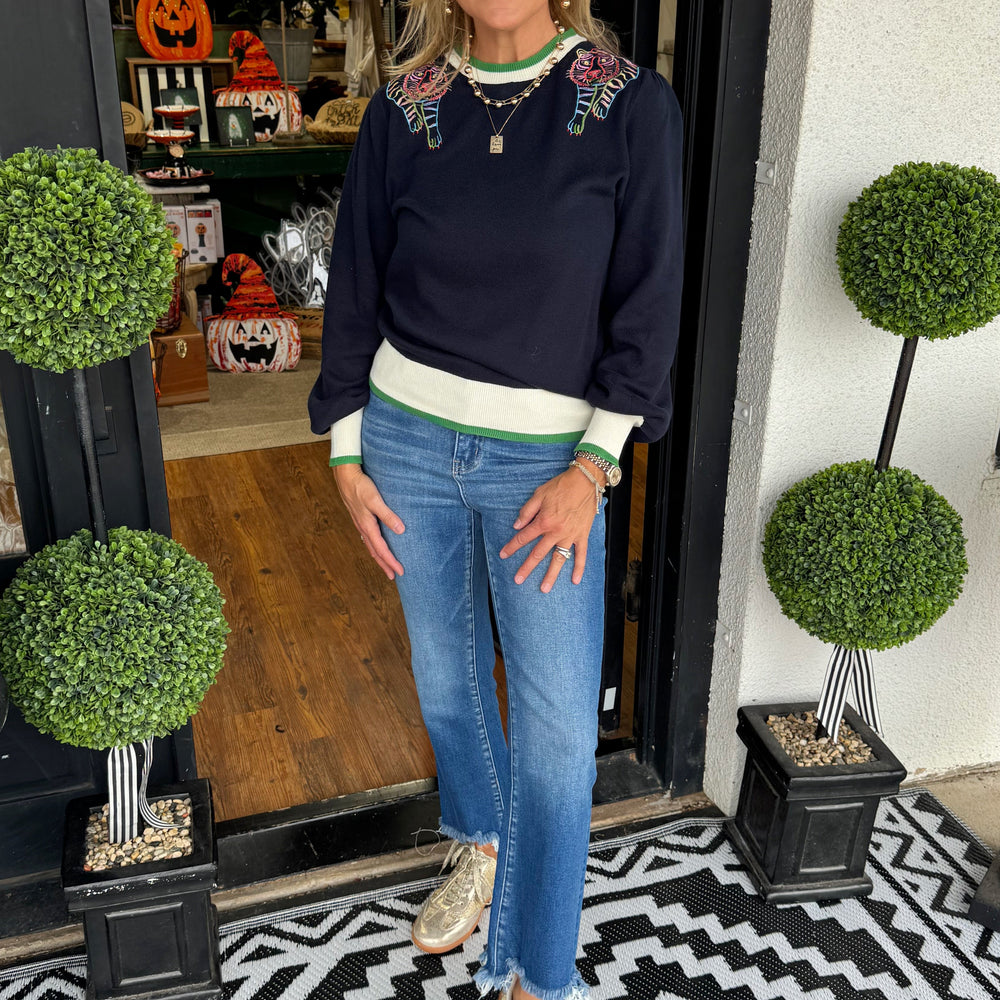Leah Top - Navy