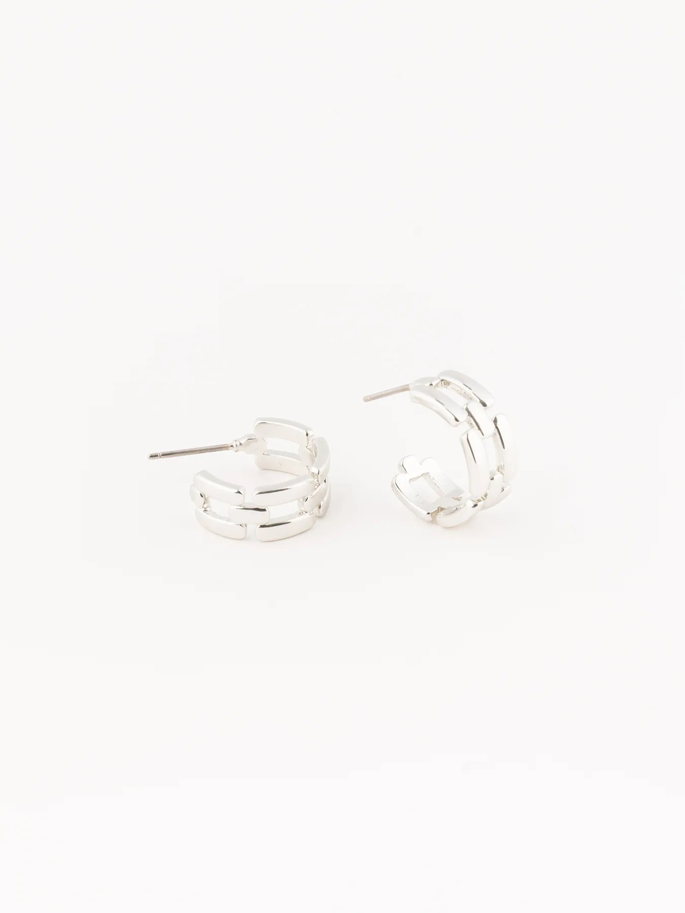 Layla Luxe Silver Earrings