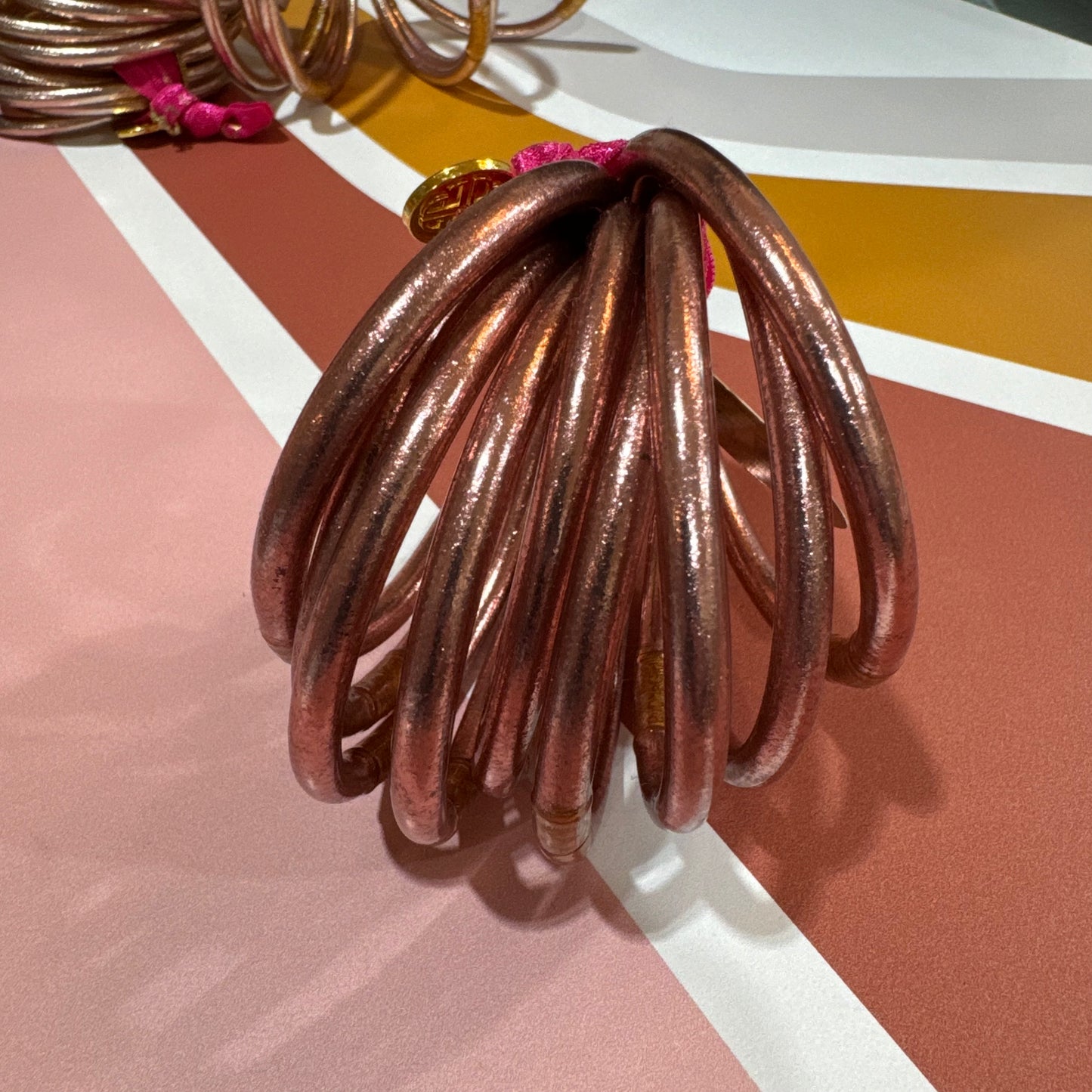 Dark Pink Buddha Girl Bracelet Vine on Main Street