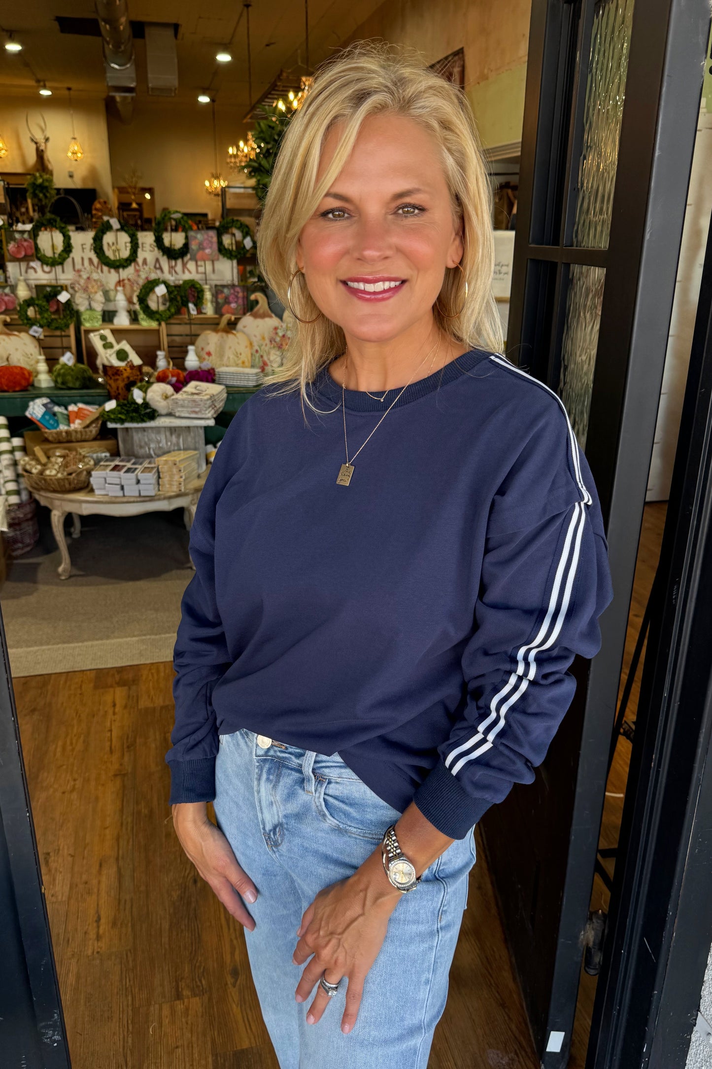Juliana Top - Navy