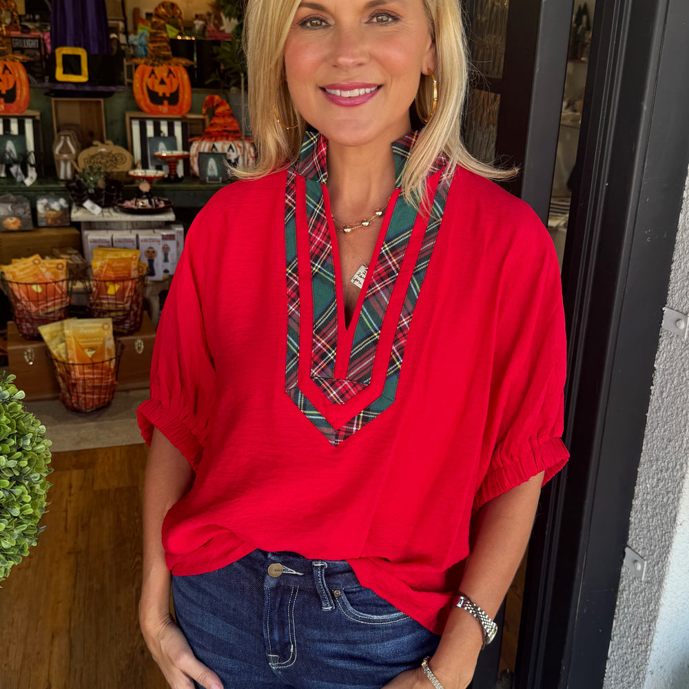 Ingrid Top - Red