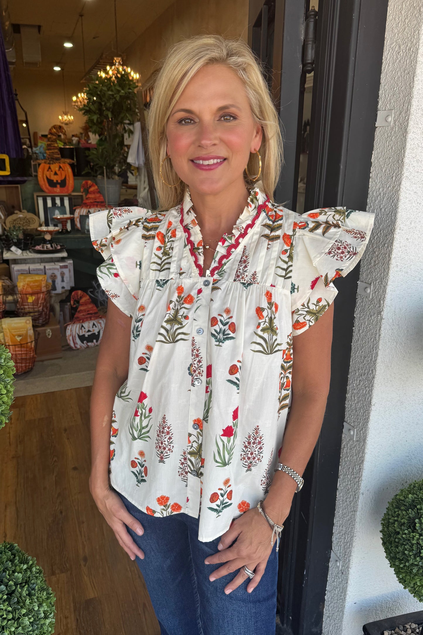 Louise Top - Cream