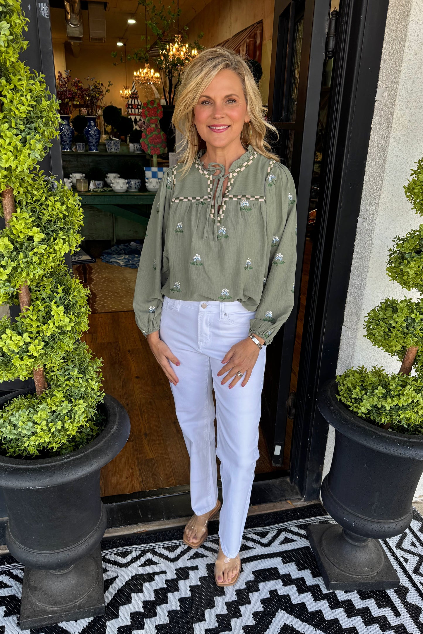 Arden Top - Ash Olive