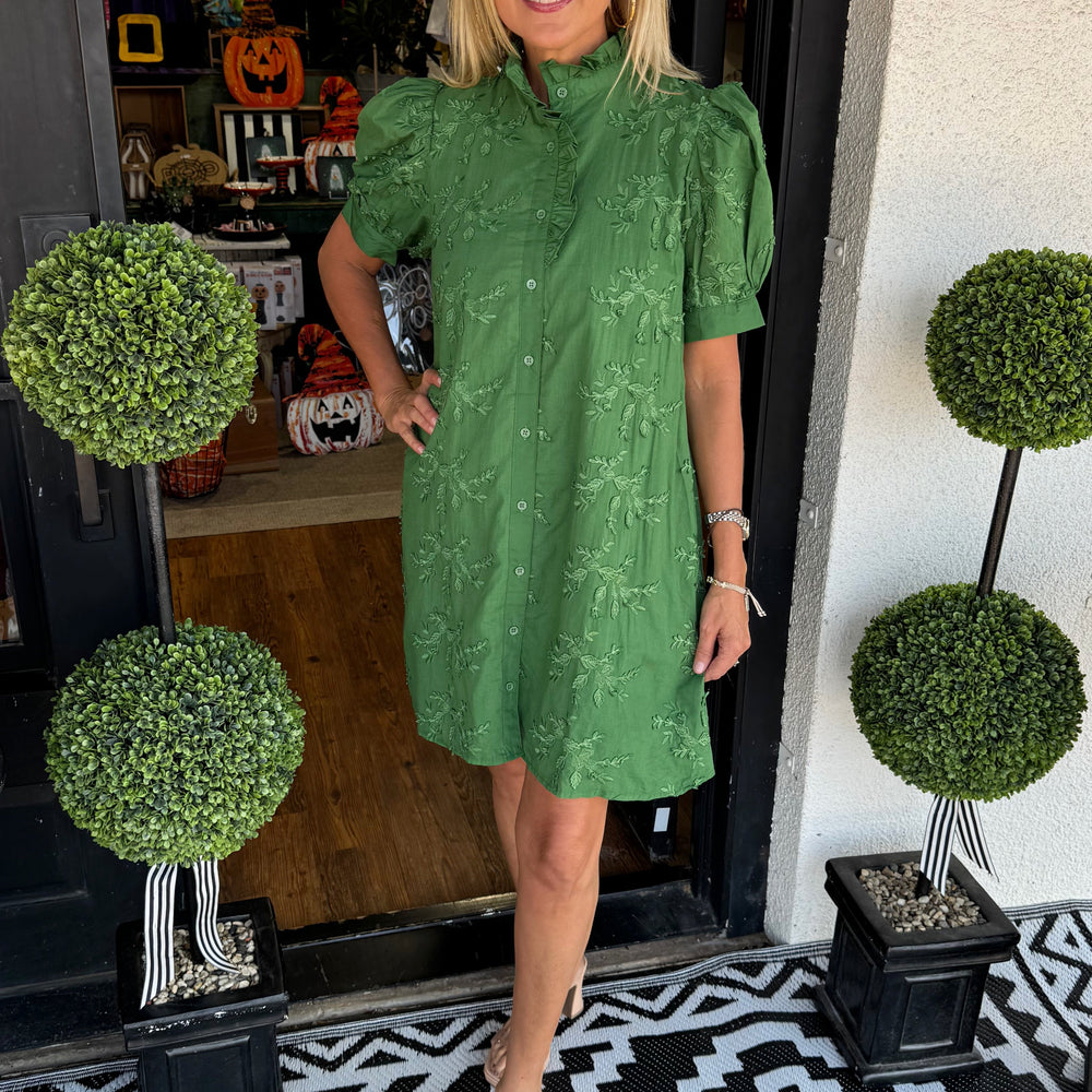 Clara Dress - Forest