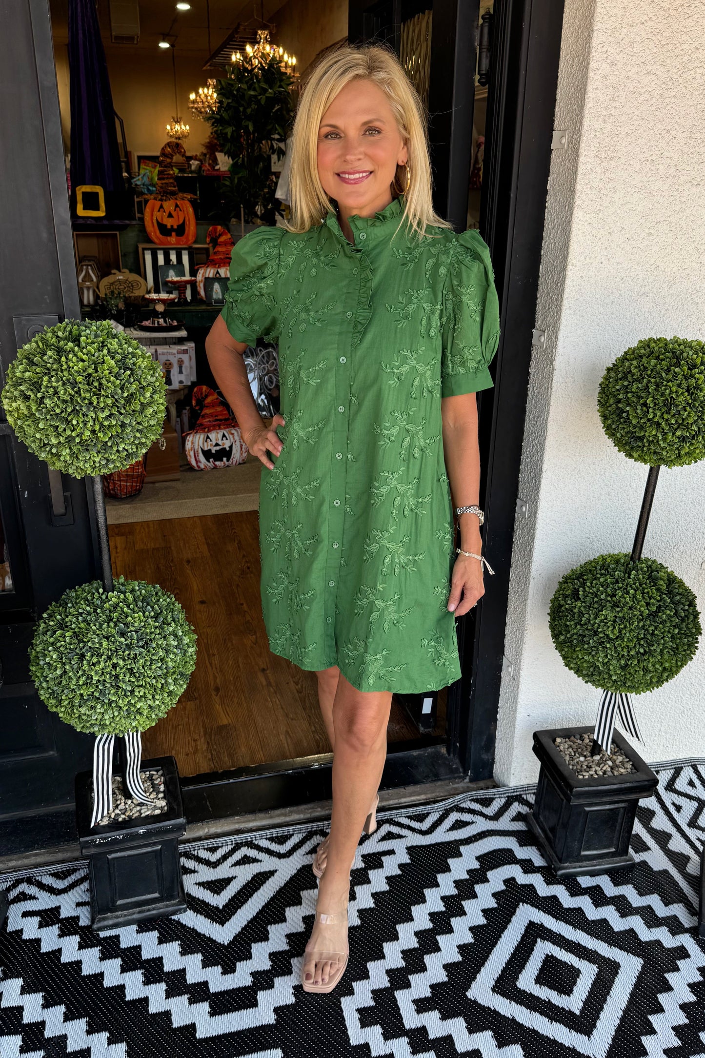 Clara Dress - Forest