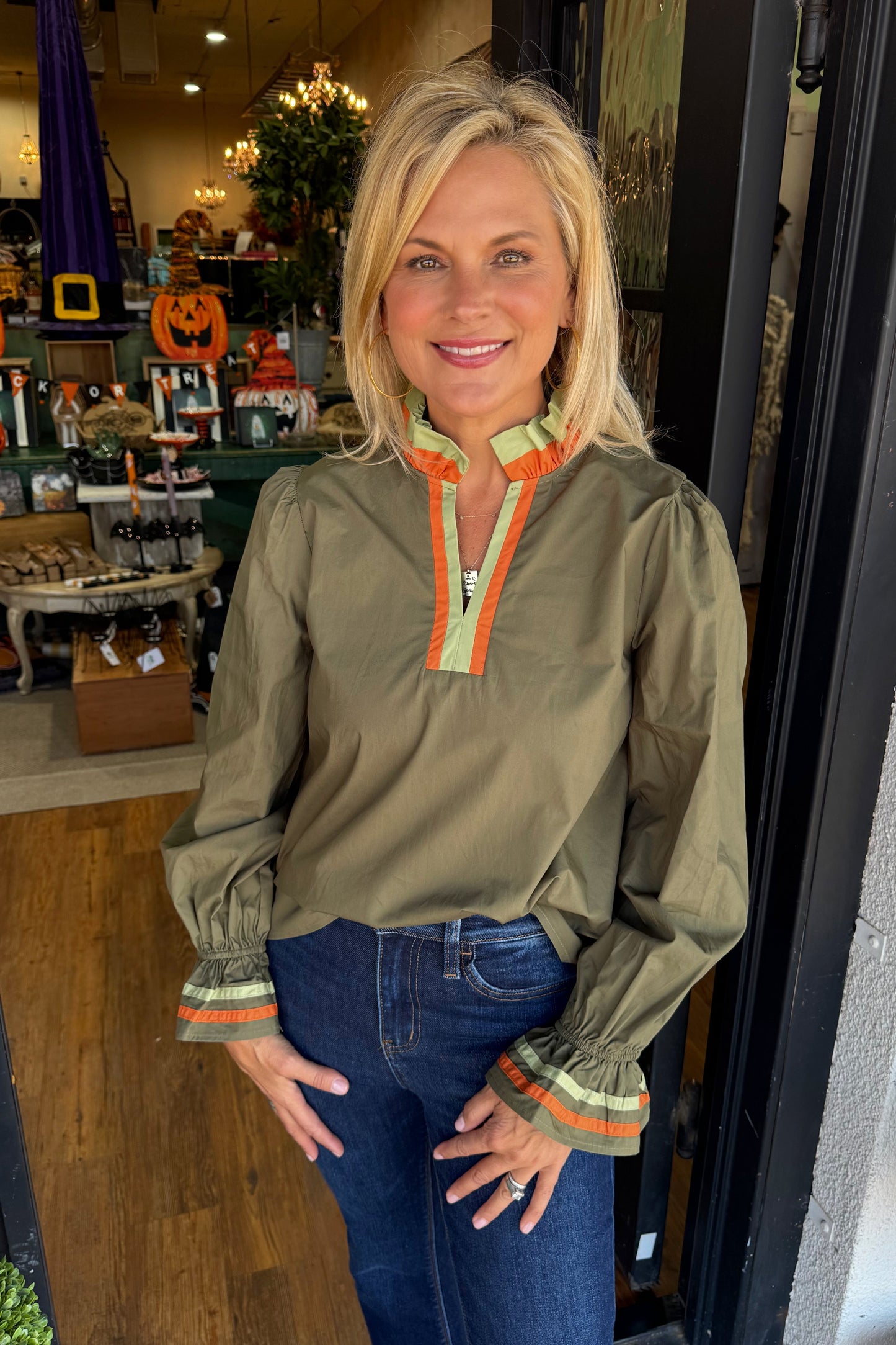 Tina Top - Olive