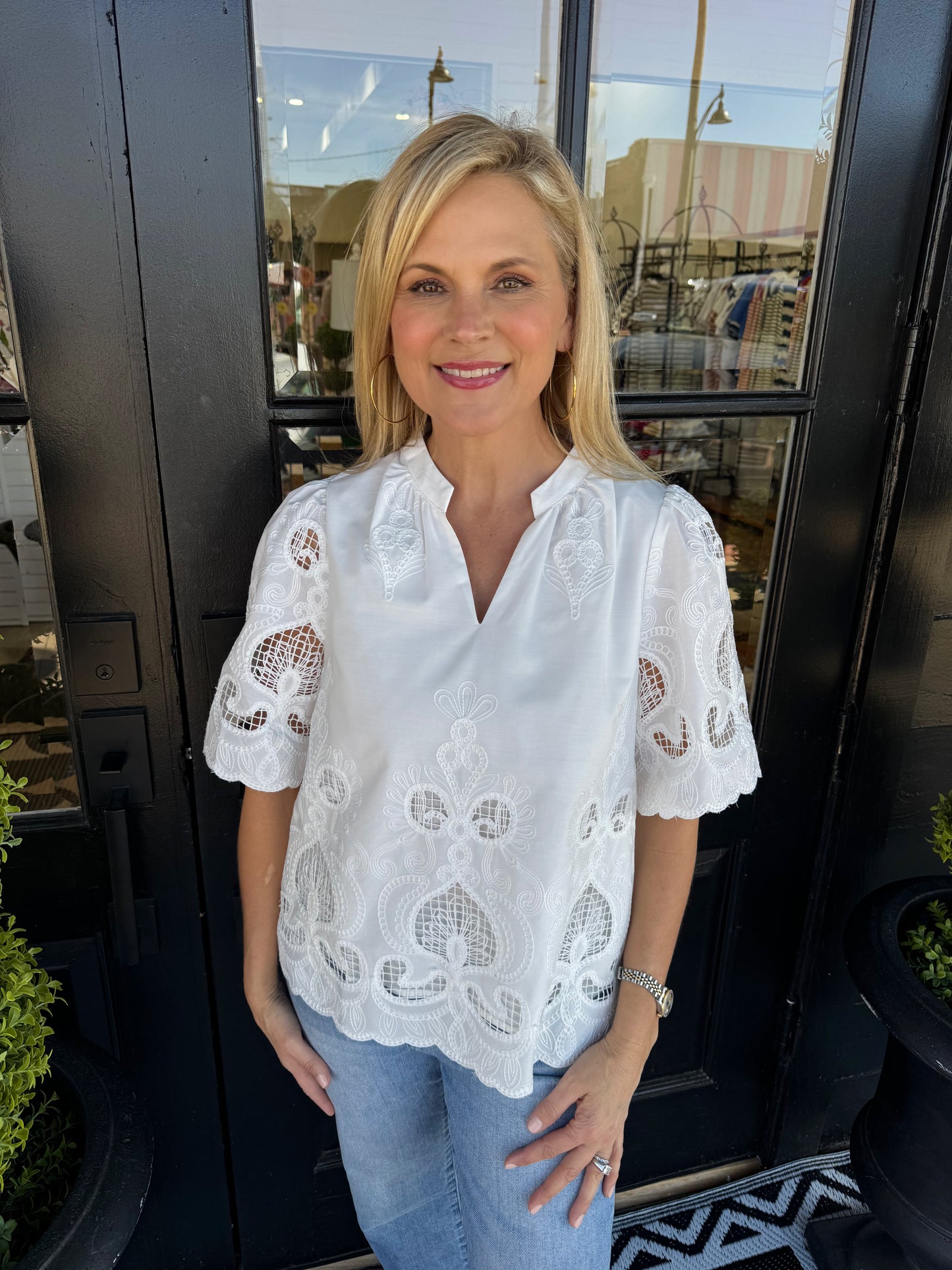 Reina Top - Off White