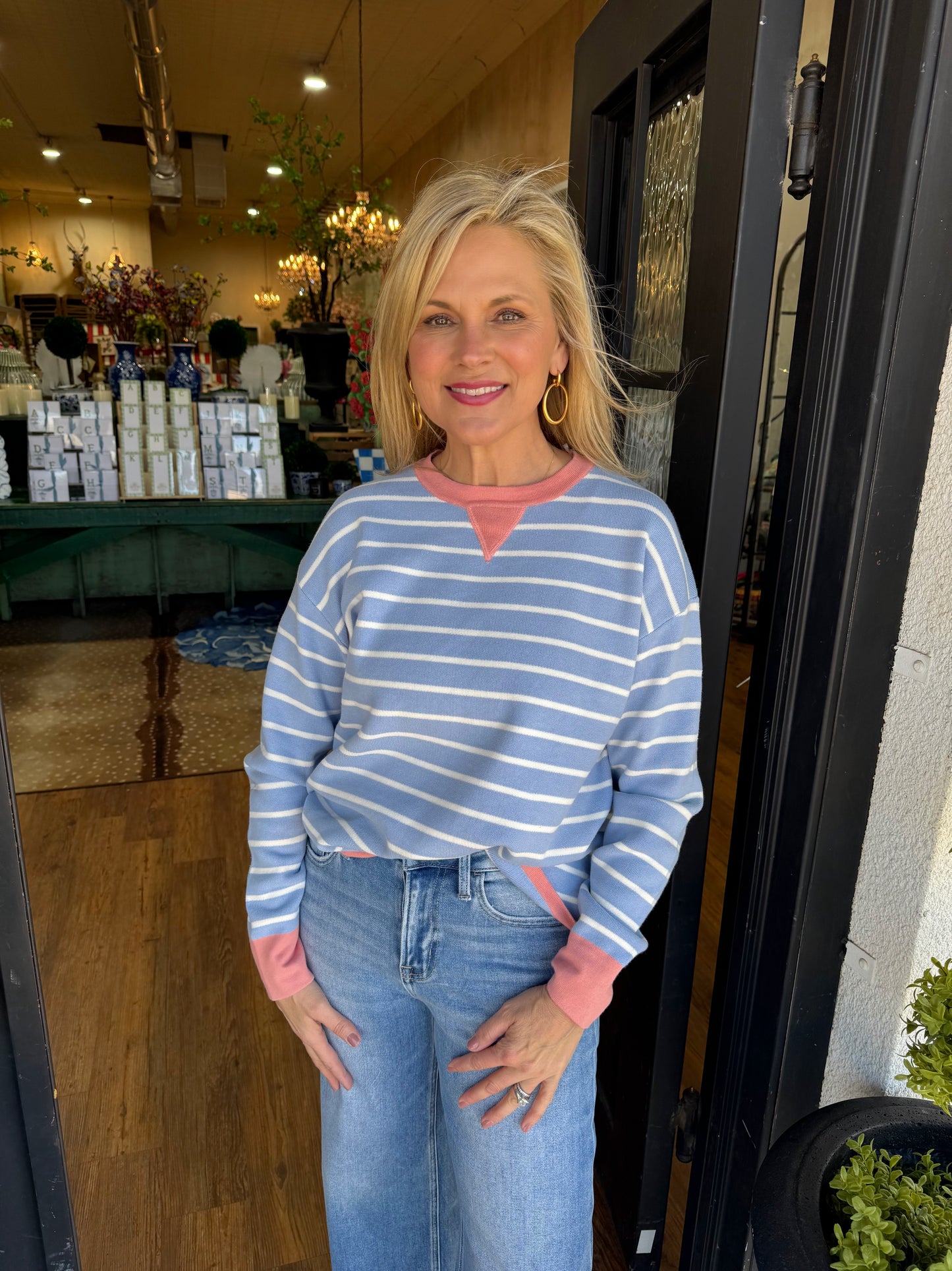 April Sweater - Light Blue