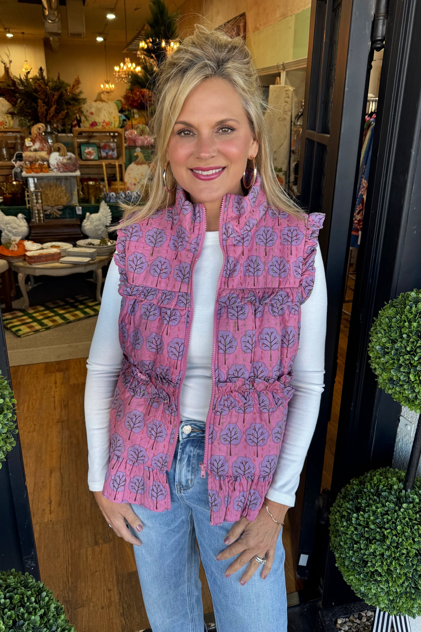 Ivy Jane Kantha Stitched Vest