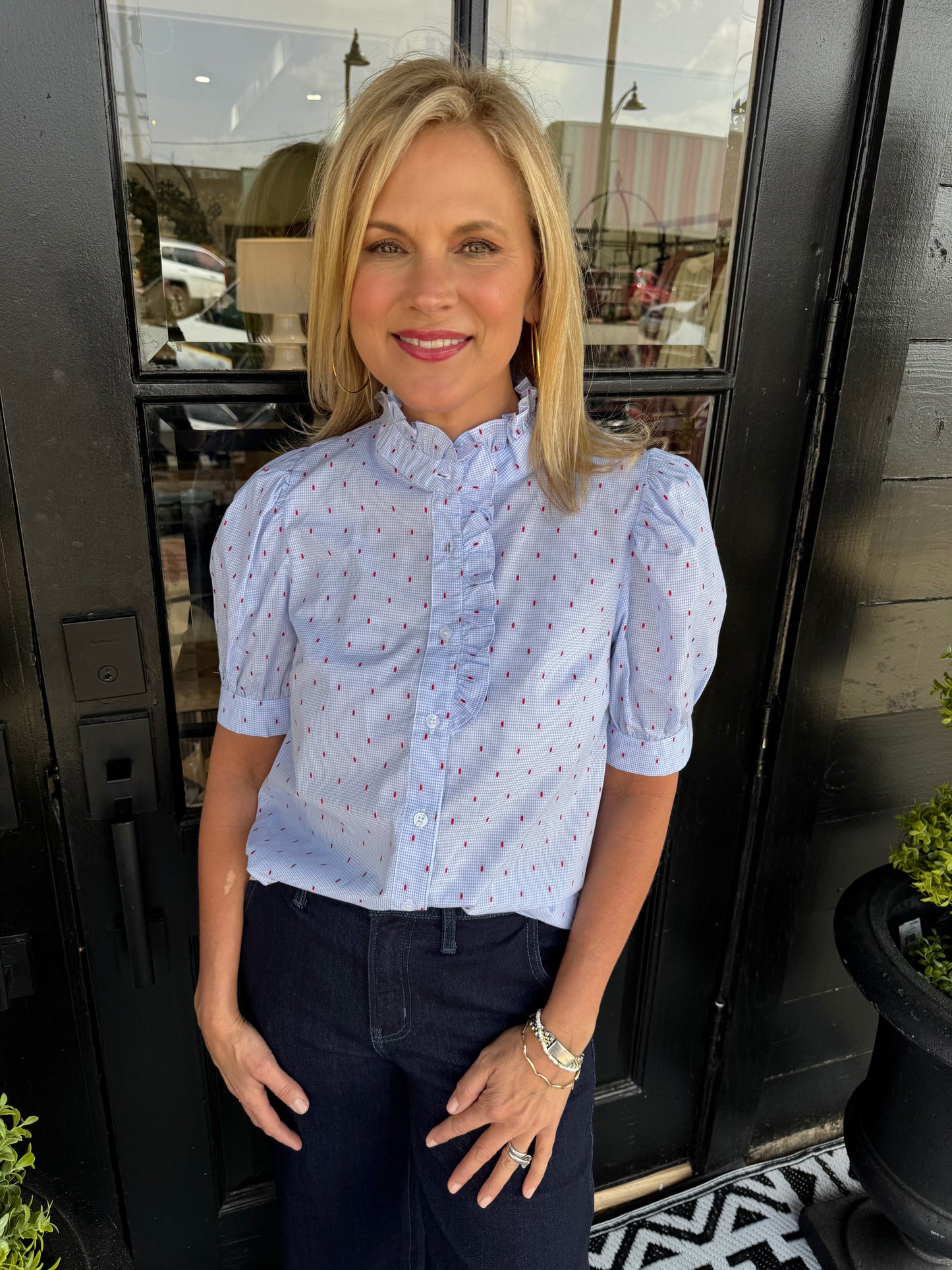 Annie Top - Chambray