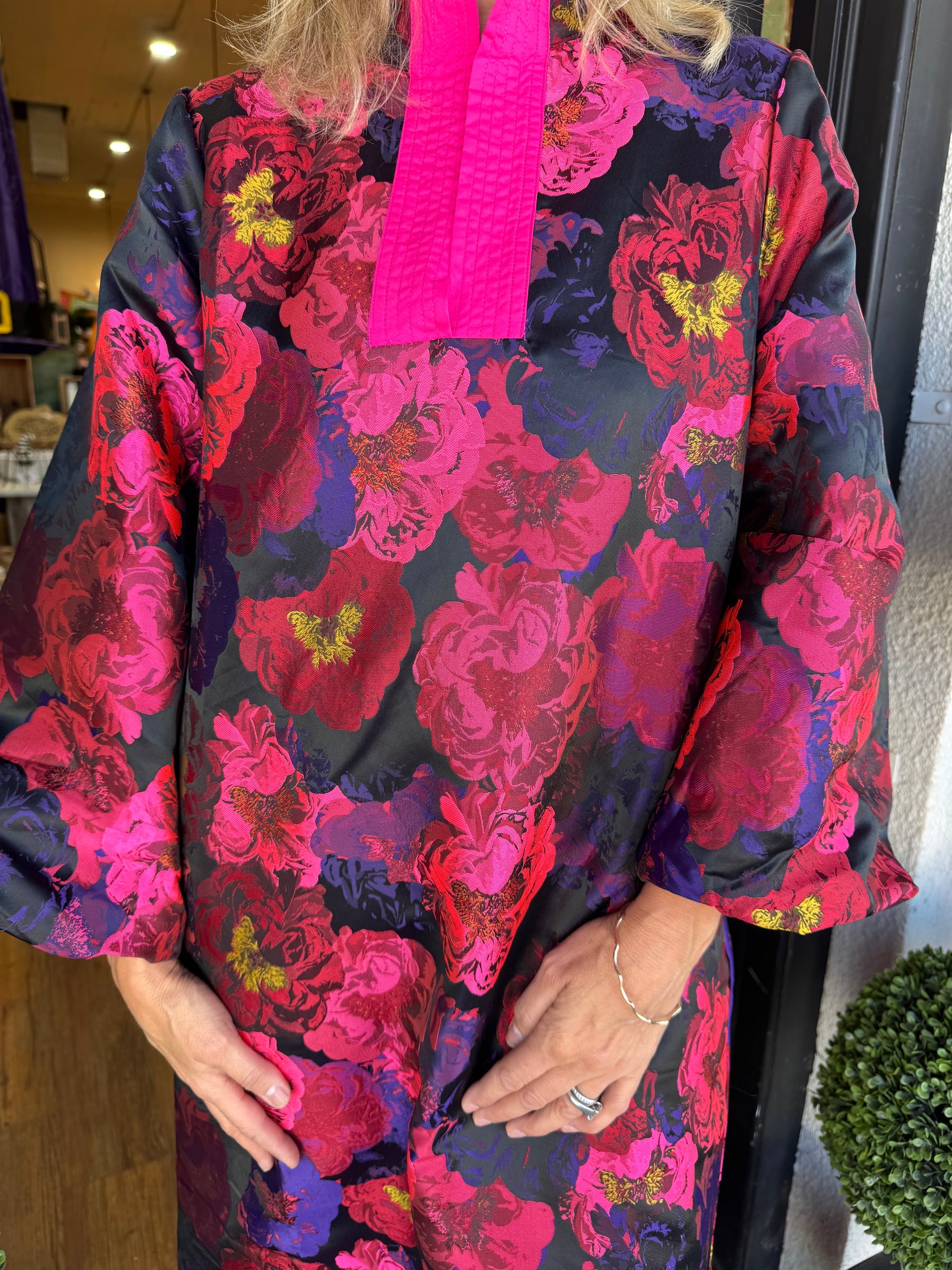 Eva Dress-Hot Pink