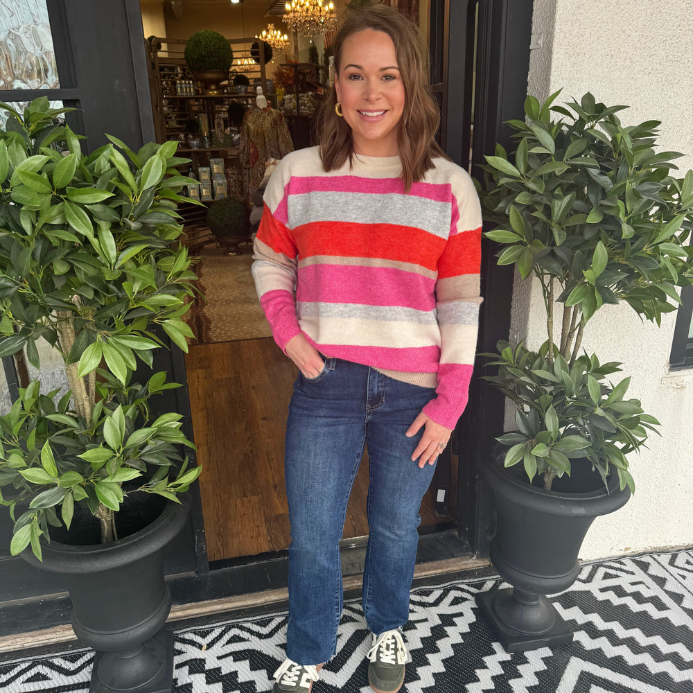 Kalia Sweater - Pink/Red