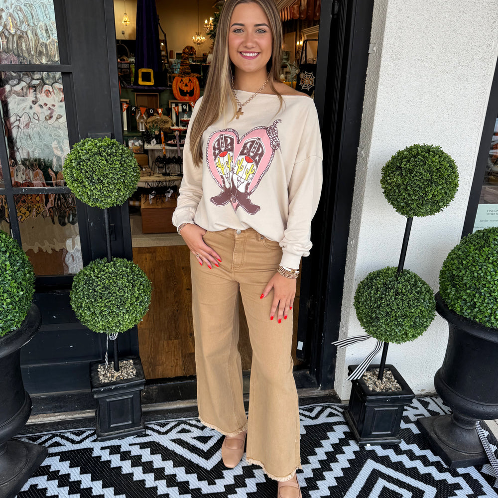 Farrah Sweatshirt - Ecru