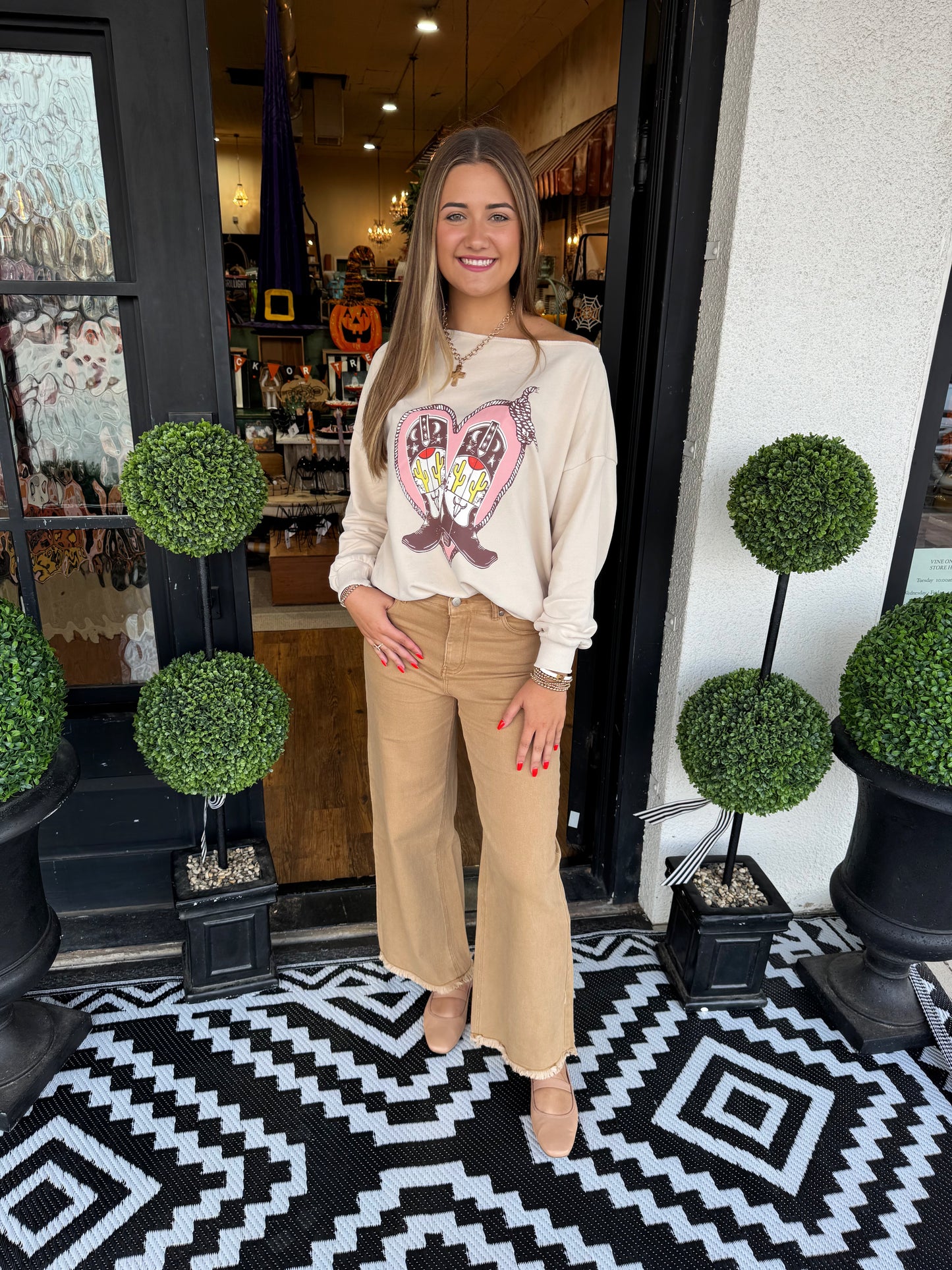 Farrah Sweatshirt - Ecru