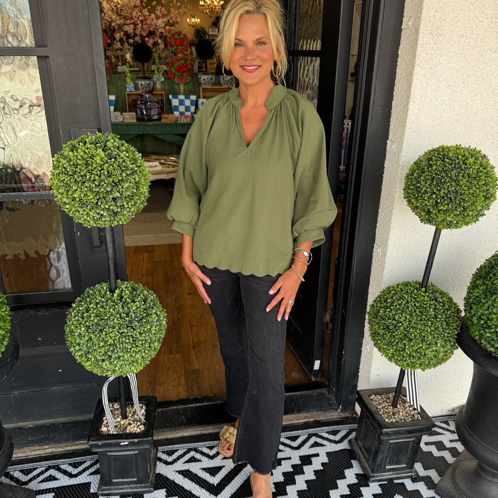 Michelle Top - Olive
