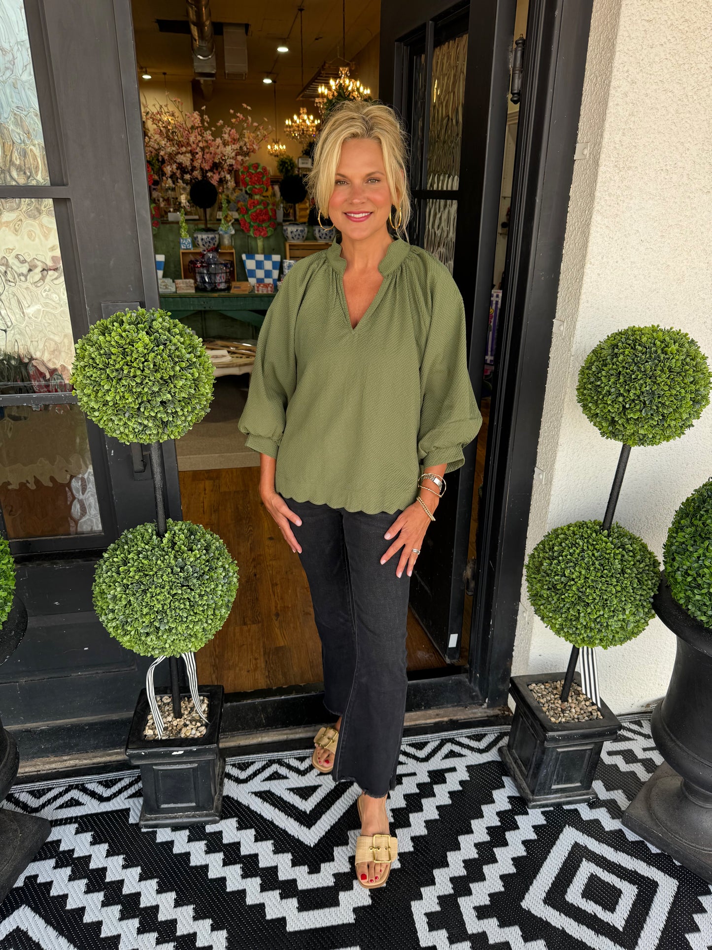 Michelle Top - Olive