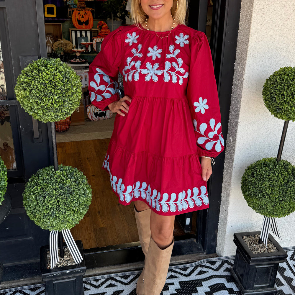 Wrenlee Dress-Wine