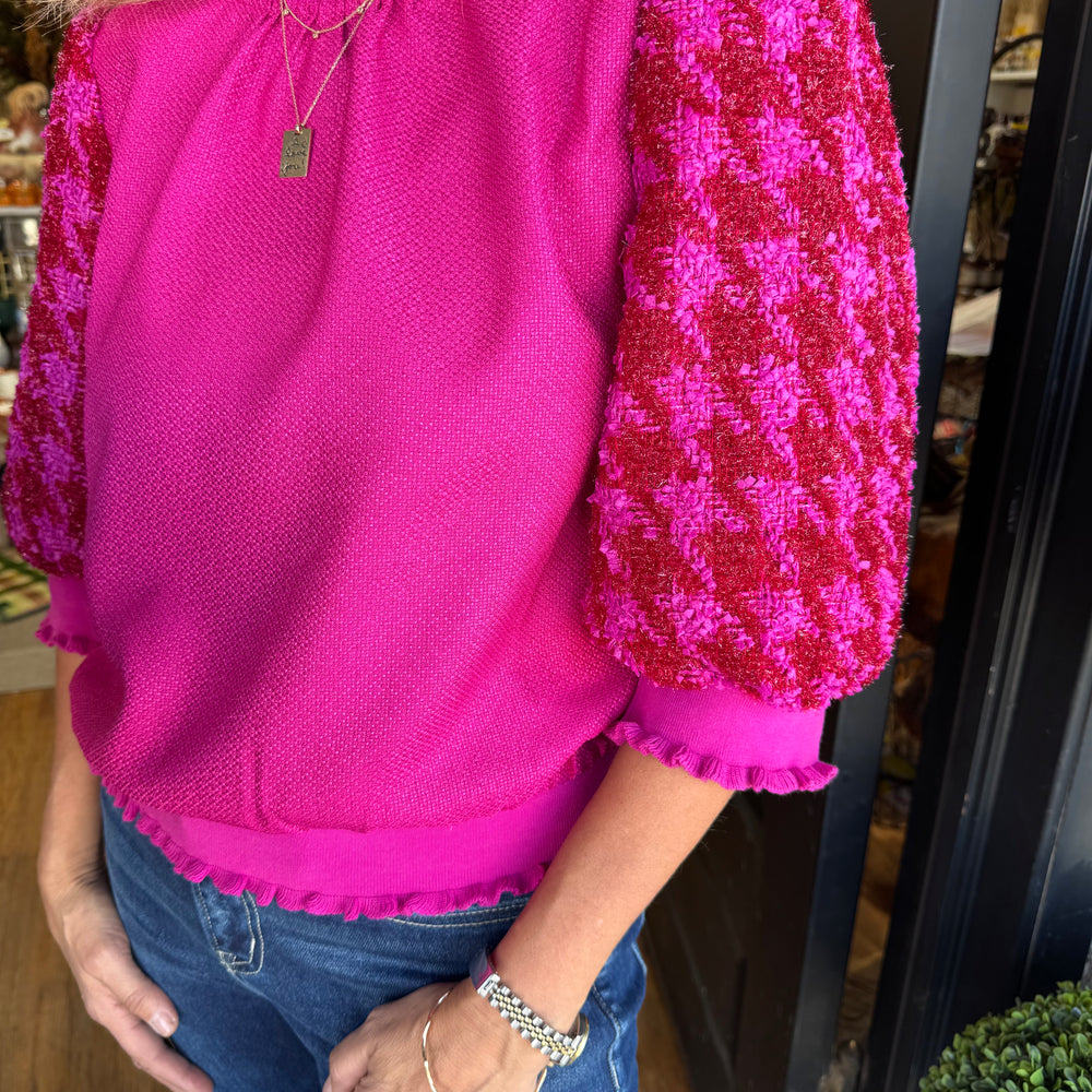 Sarah Top - Fuschia