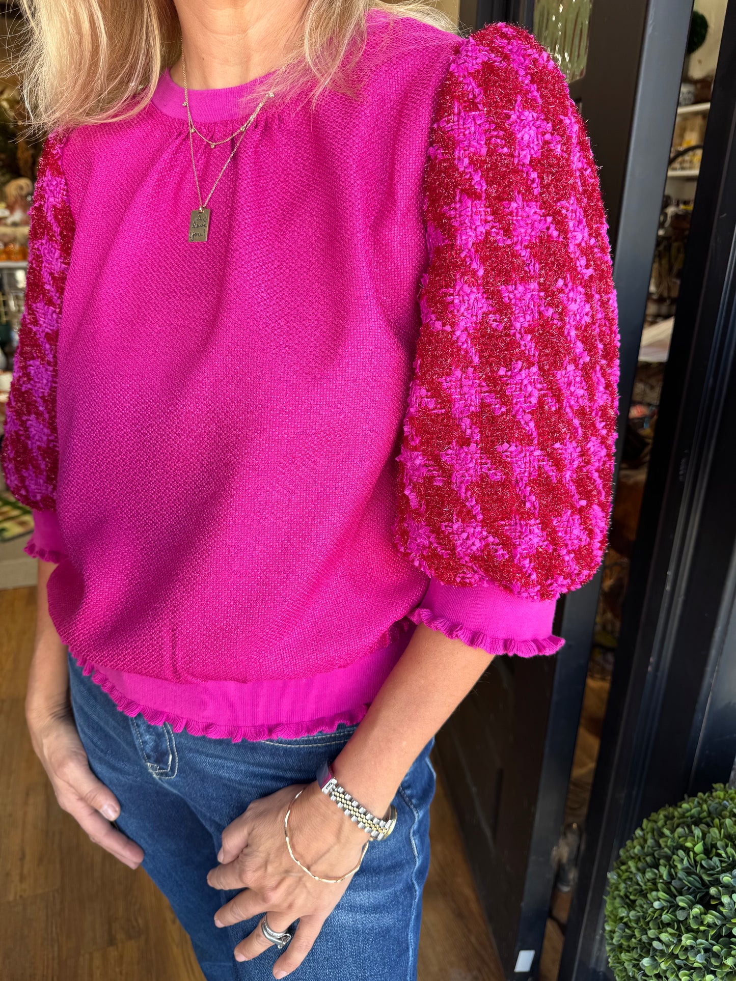 Sarah Top - Fuschia