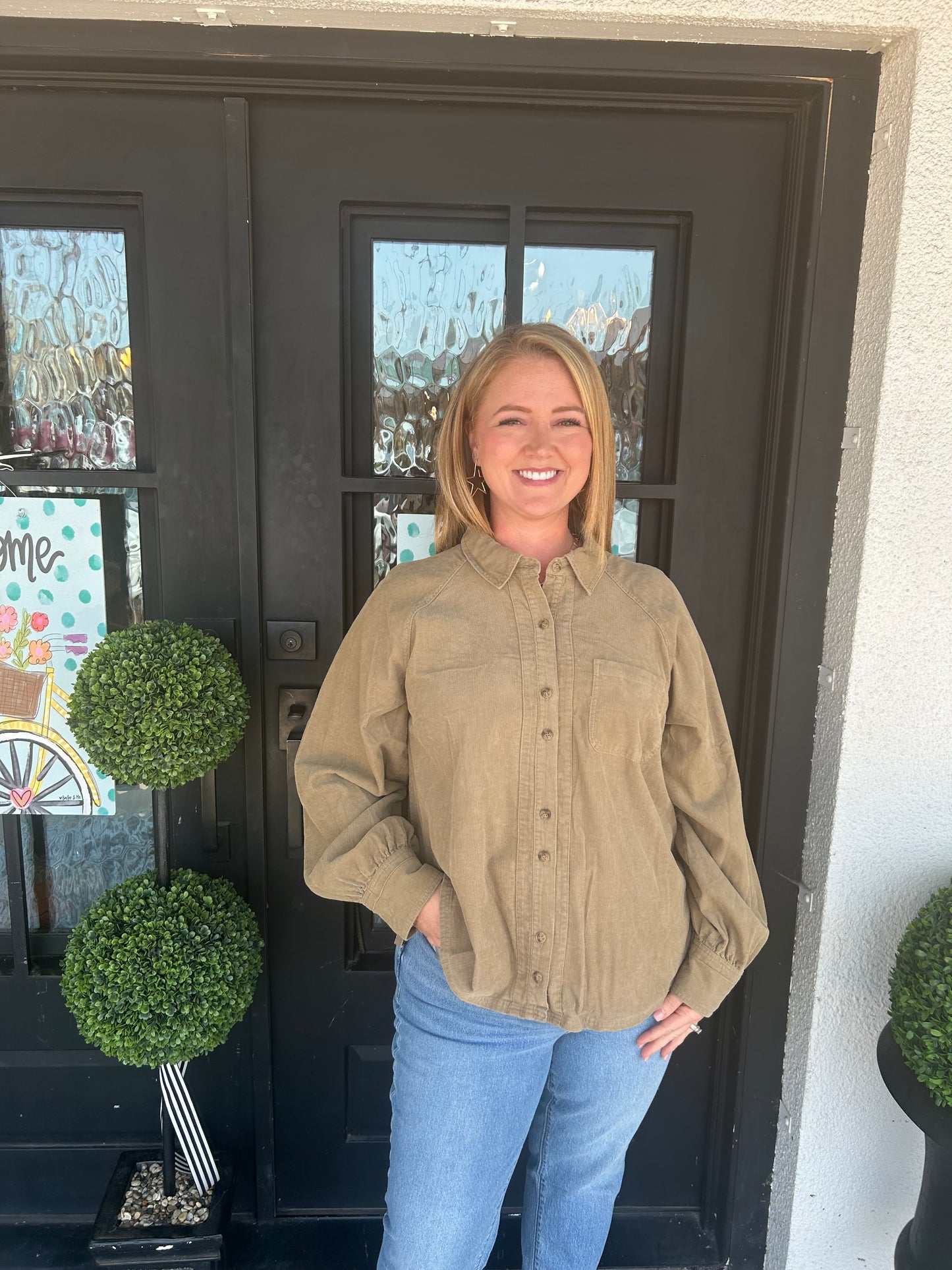 Saylor Long Sleeve Jean Top