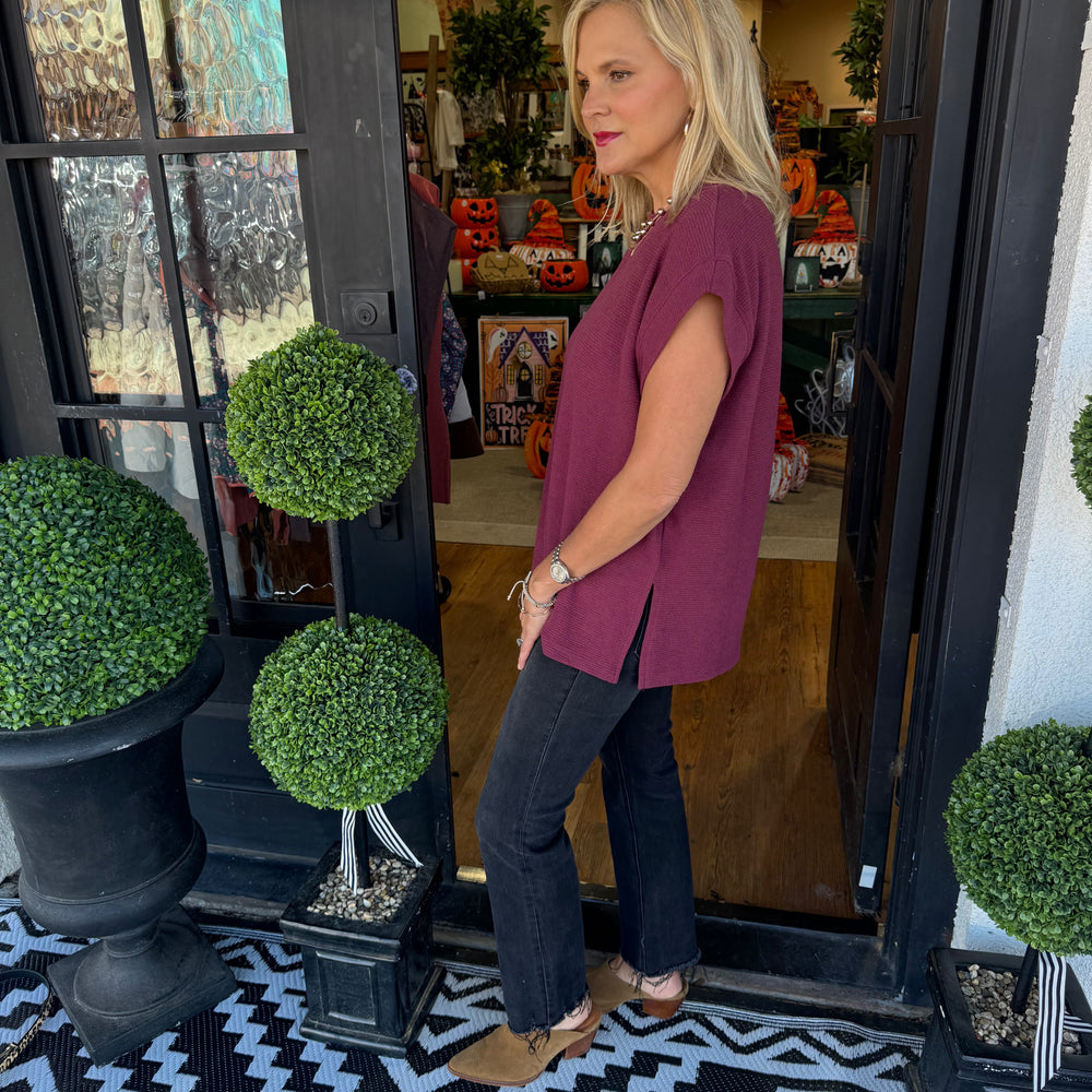 
                  
                    Paisley Top - Wine
                  
                