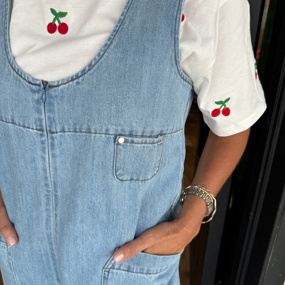 
                  
                    Isabel Denim Jumpsuit
                  
                