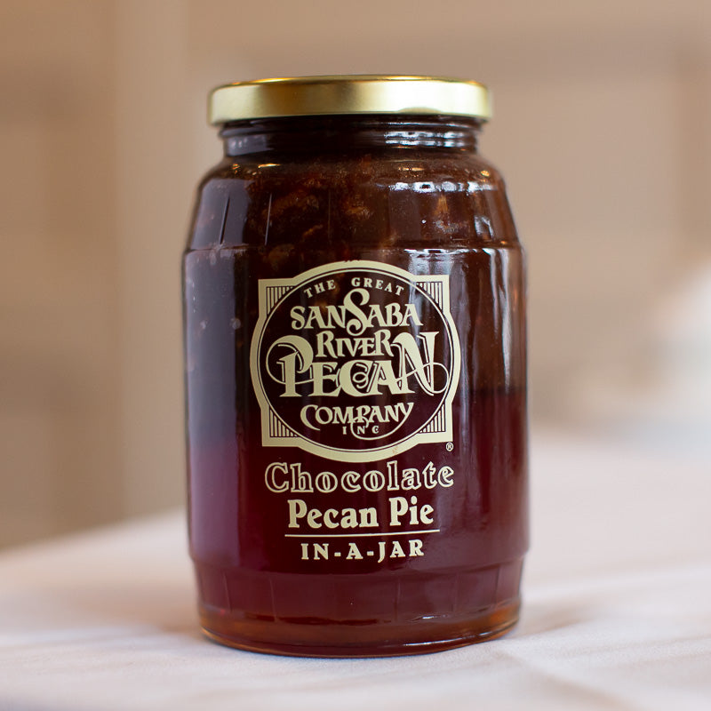 Chocolate Pecan Pie in a Jar