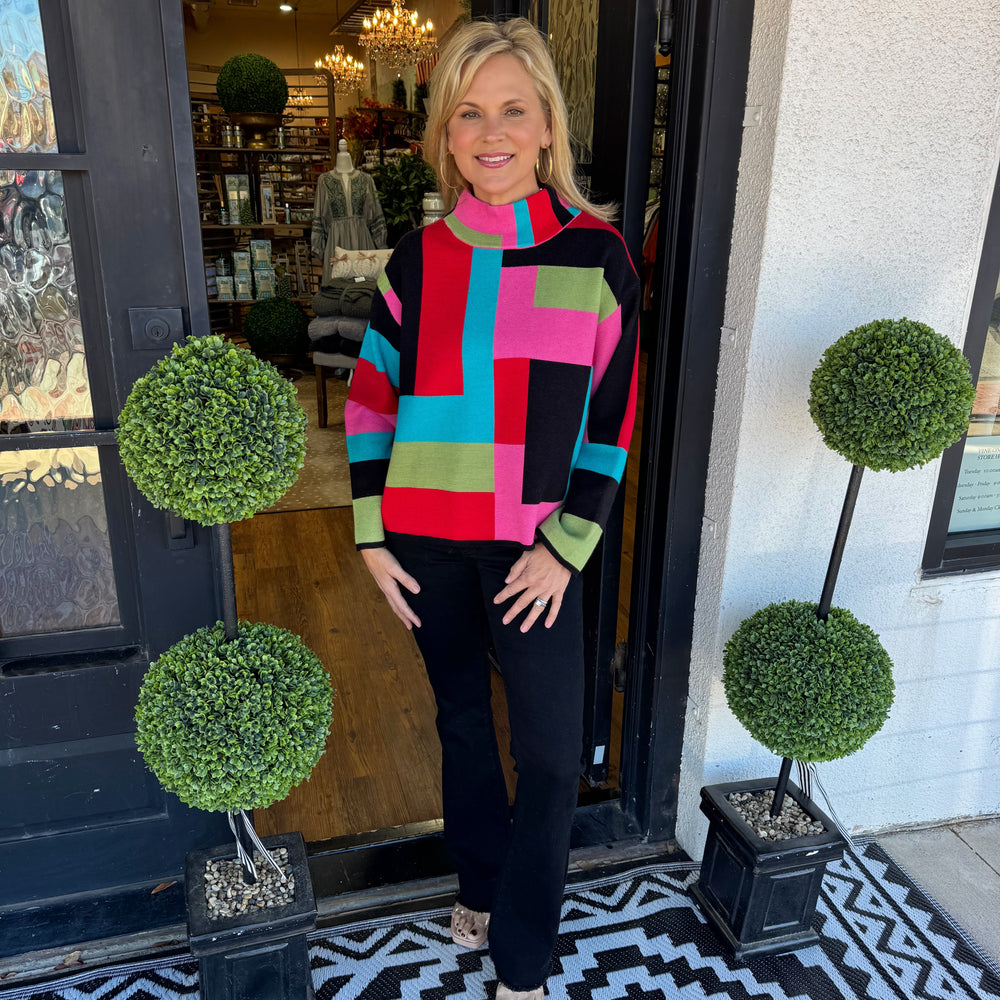 Ivy Jane Color Block Sweater