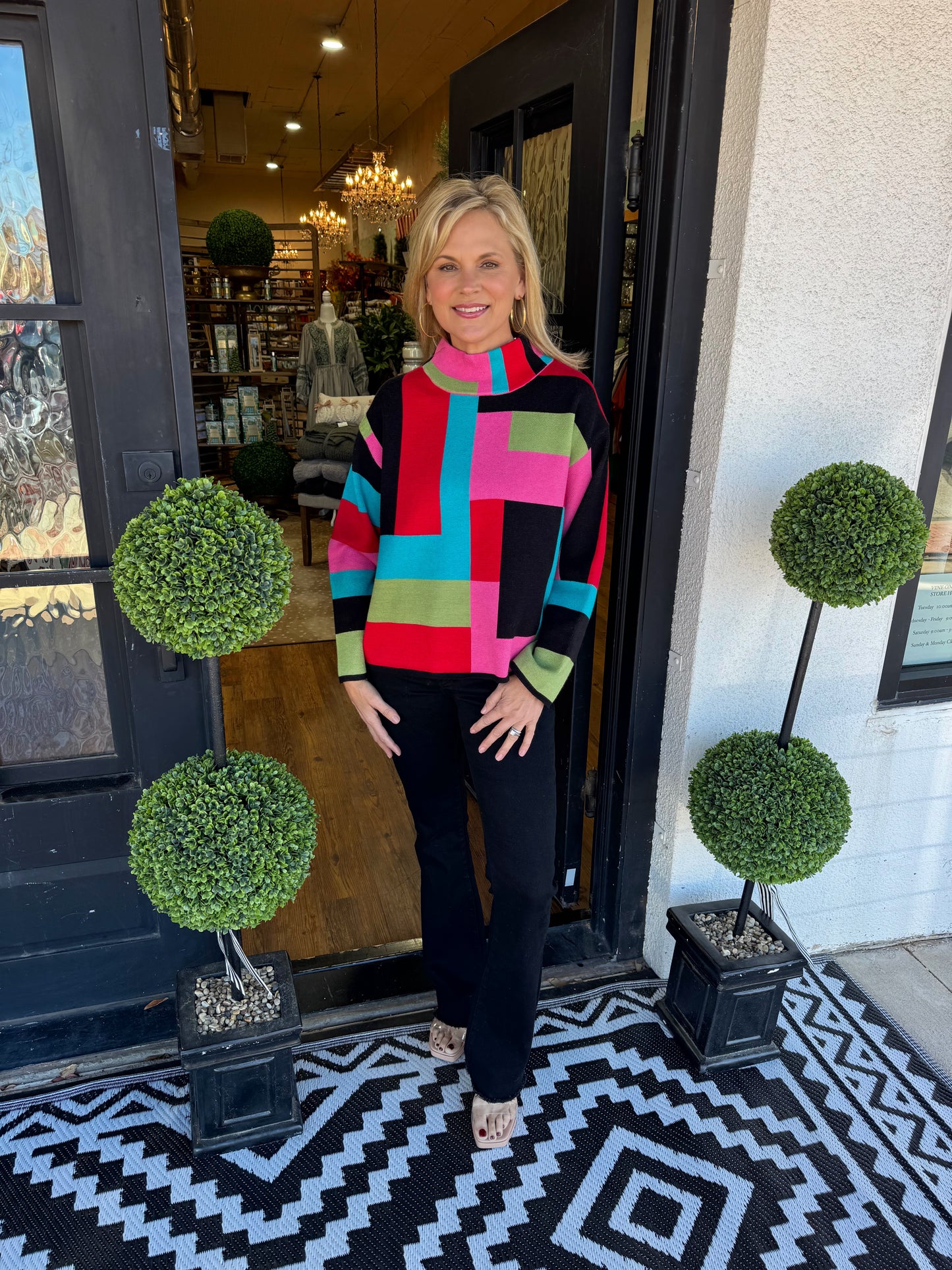Ivy Jane Color Block Sweater