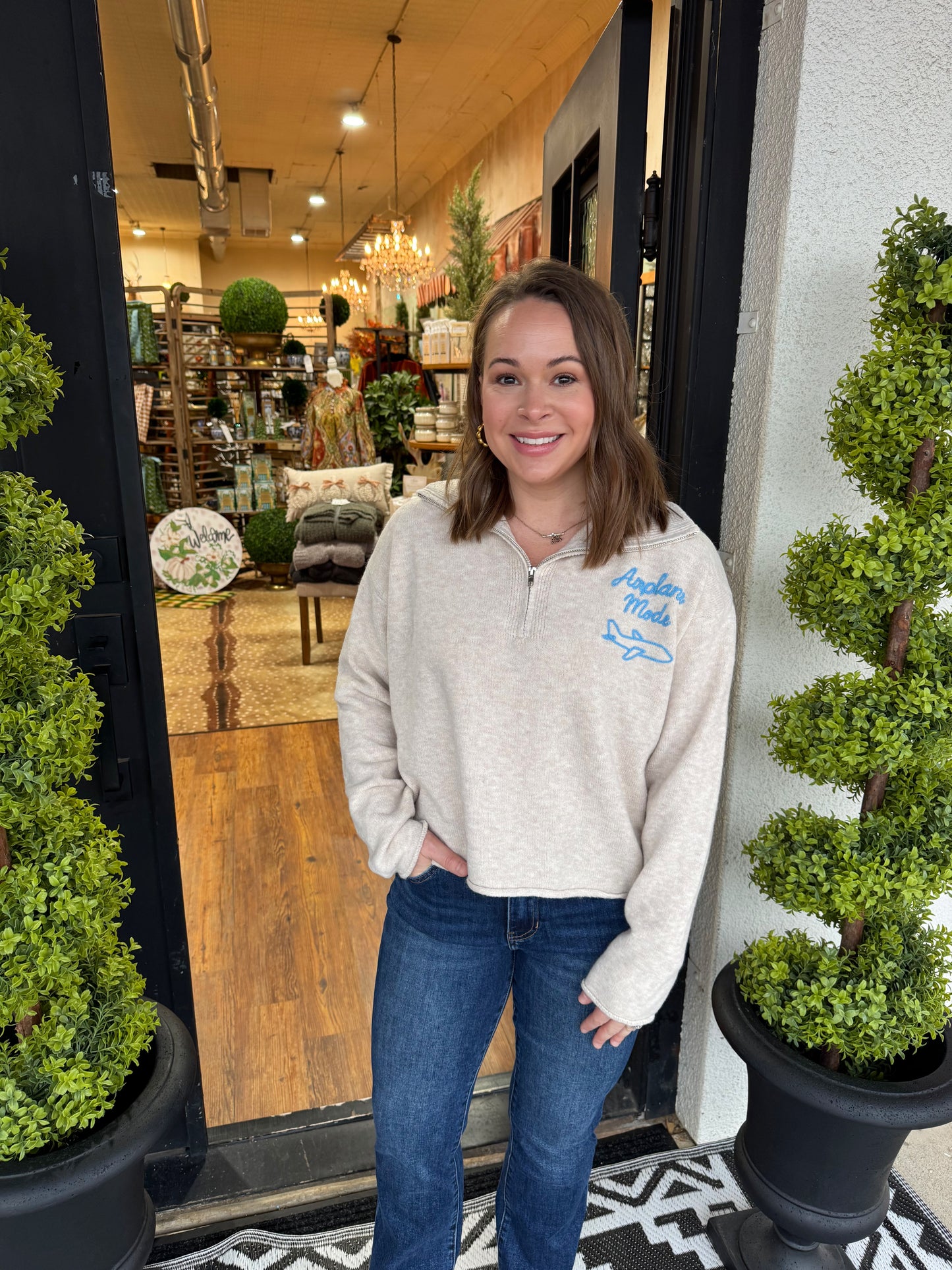 Airplane Mode Sweater - Blue