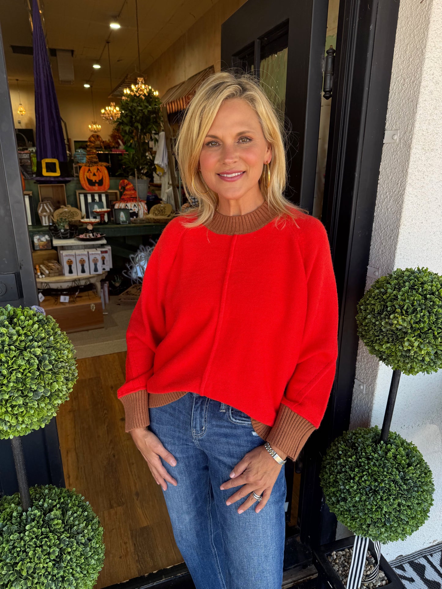Grace Top - Red