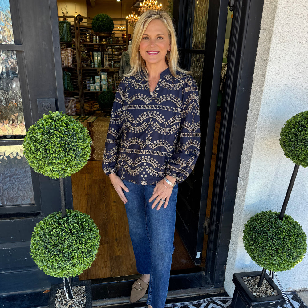 Elizabeth Top - Navy