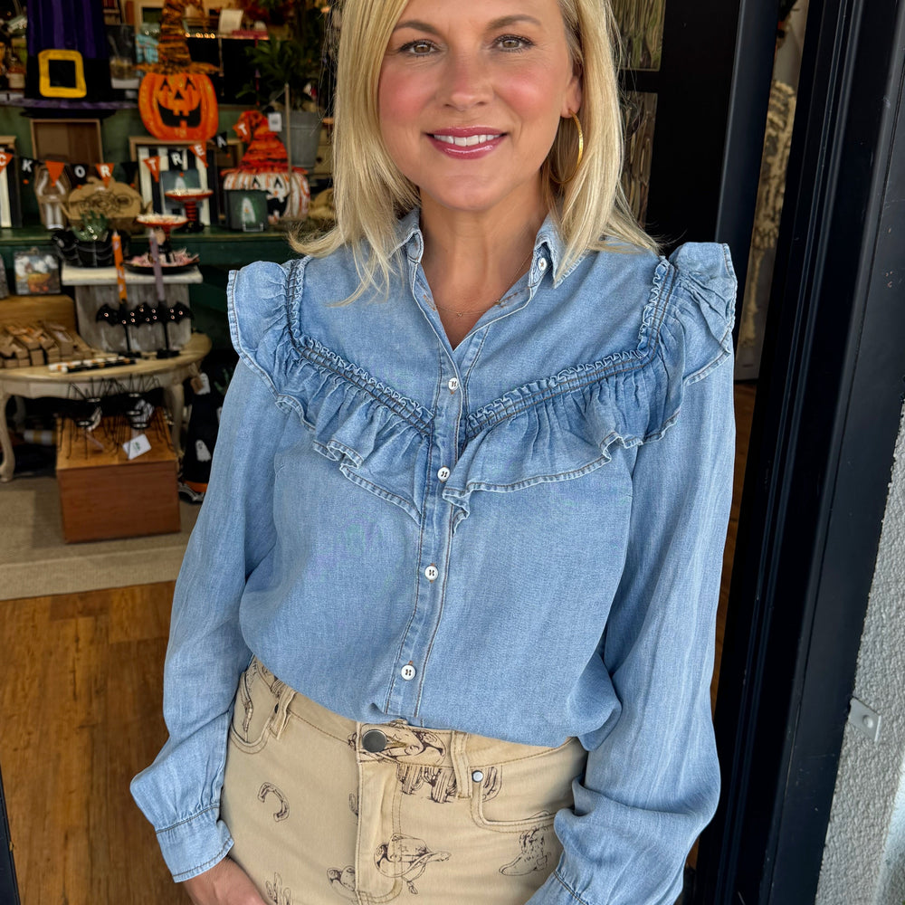 Marlyn Top - Denim