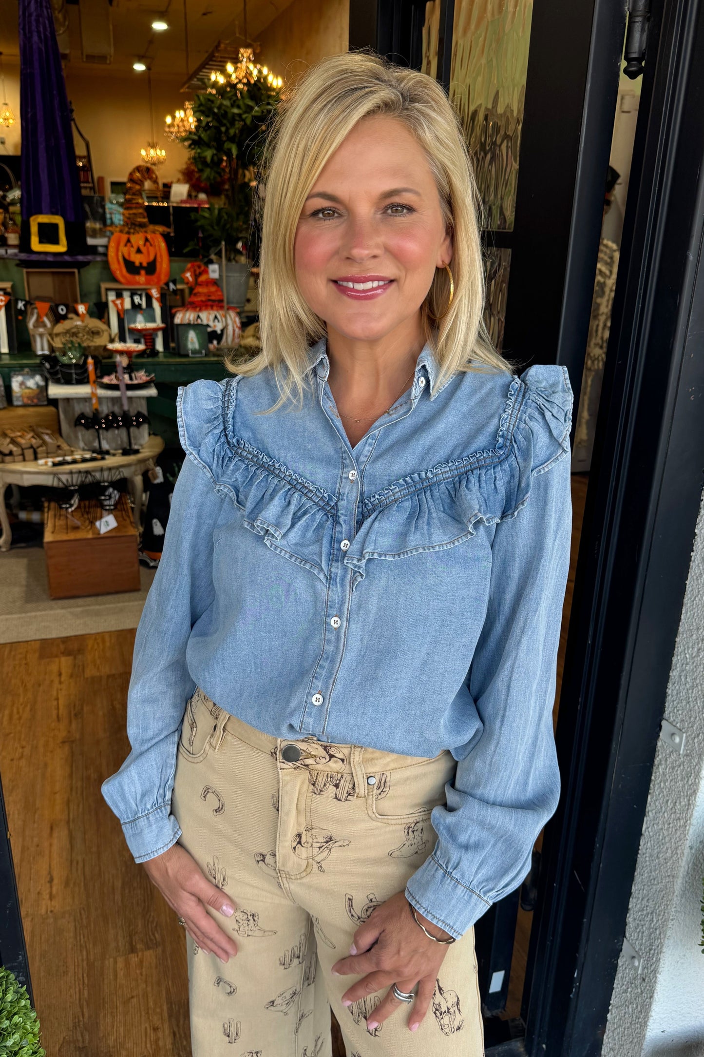 Marlyn Top - Denim