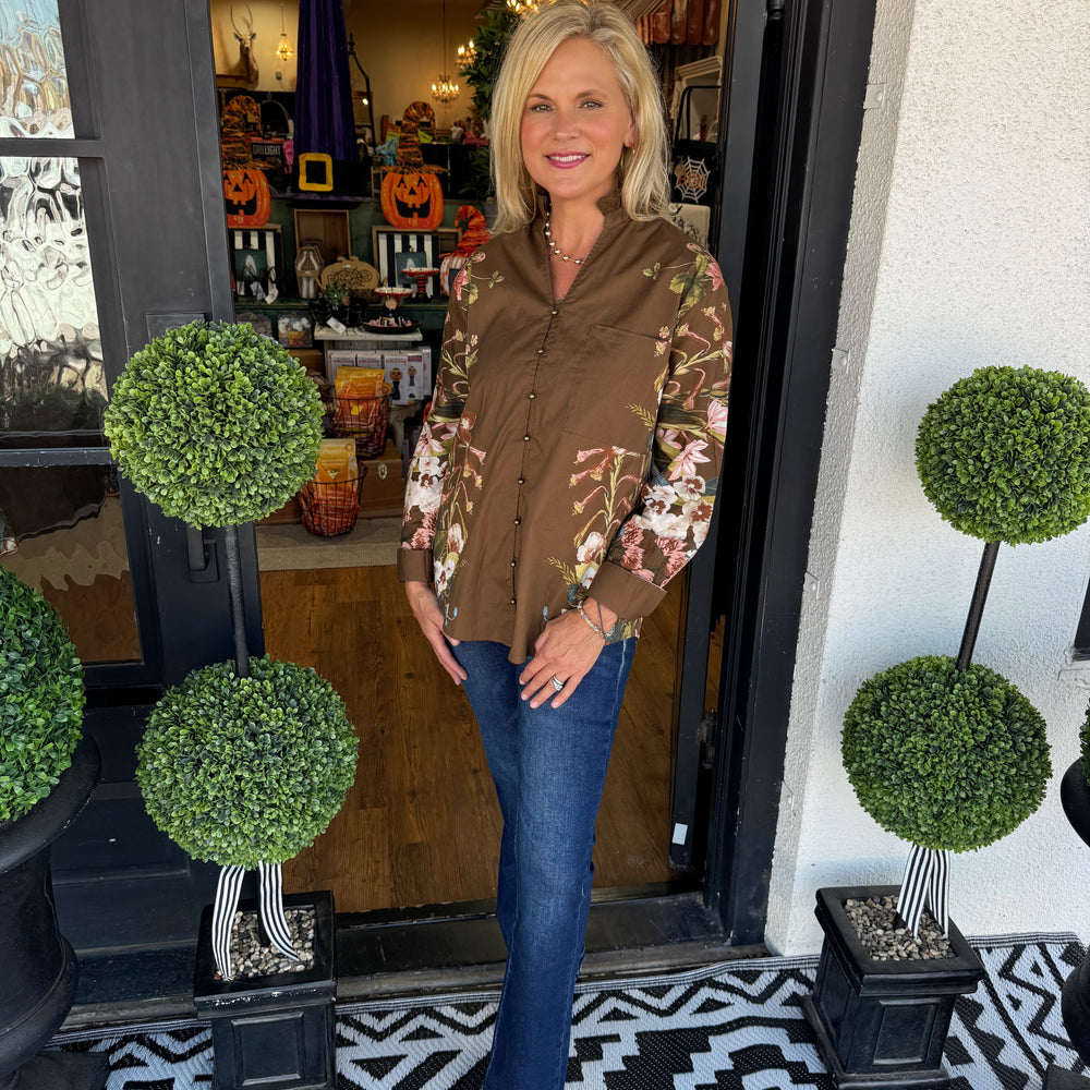 Susannah Top - Brown