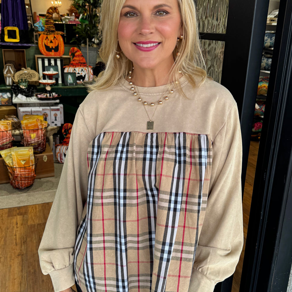 Jaycee Top - Taupe