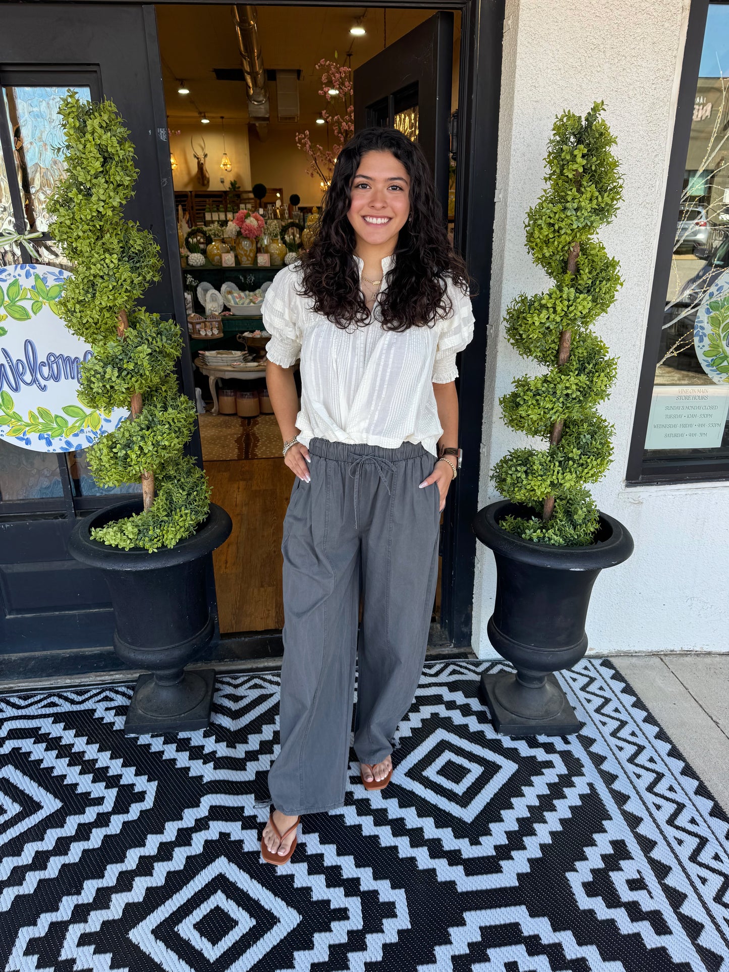 Gina Pant - Charcoal