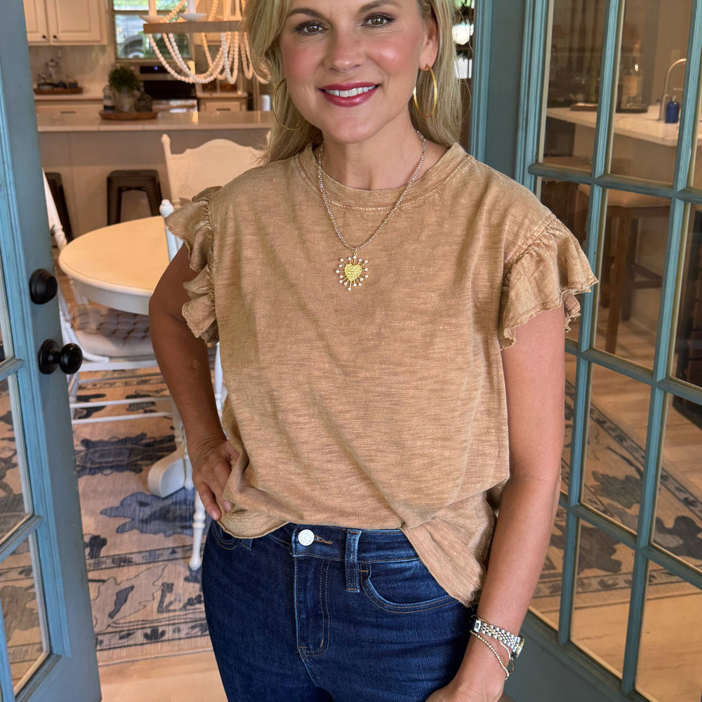 Devyn Top - Light Camel