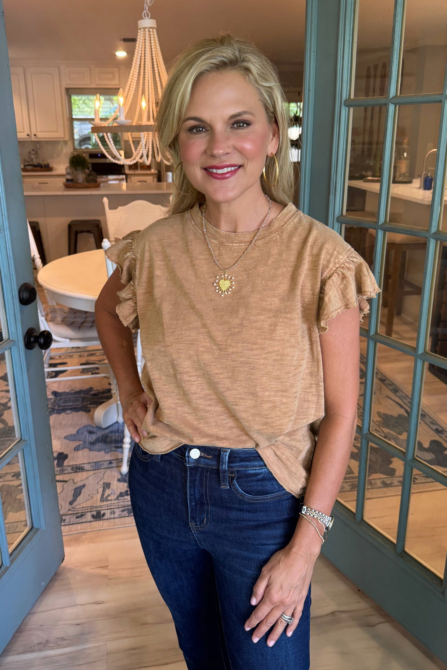 Devyn Top - Light Camel