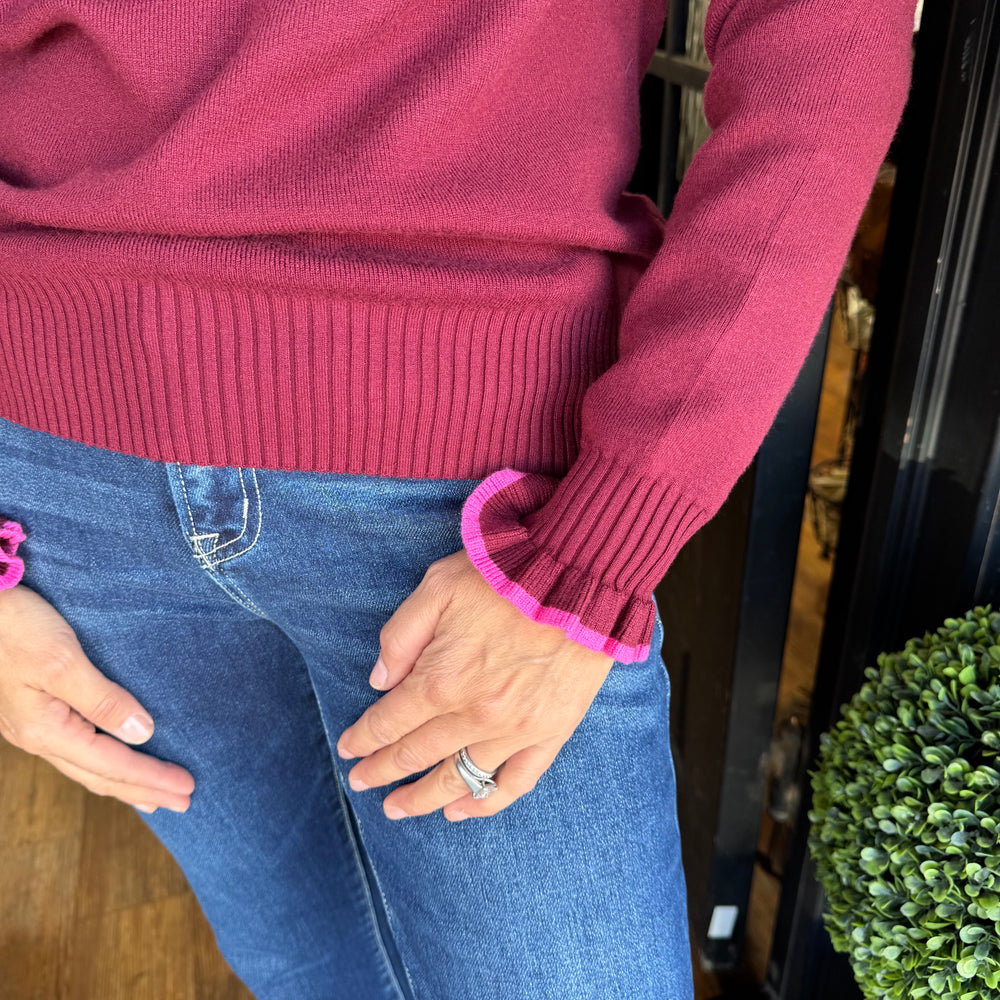 Campbell Sweater - Burgundy