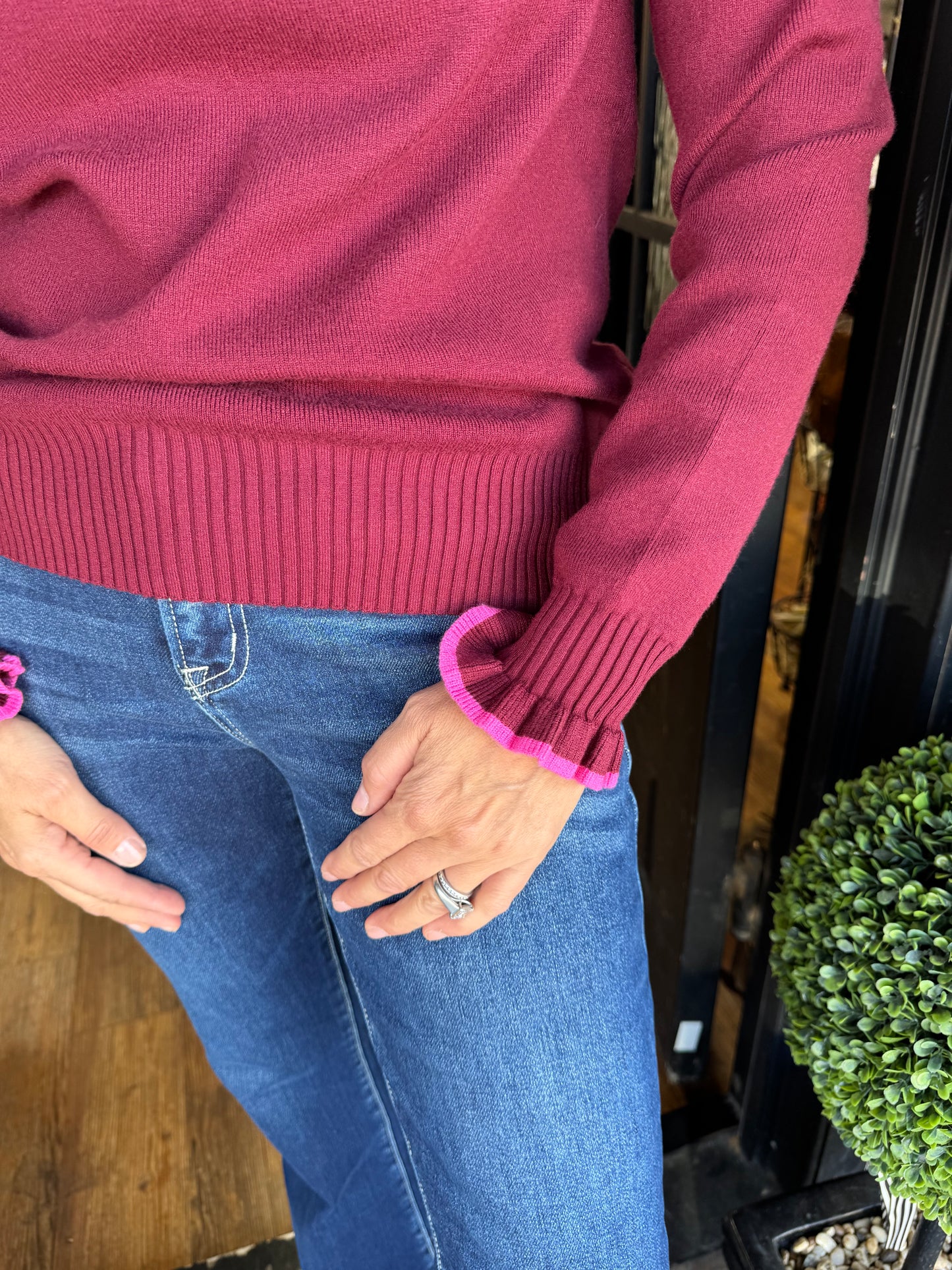 Campbell Sweater - Burgundy