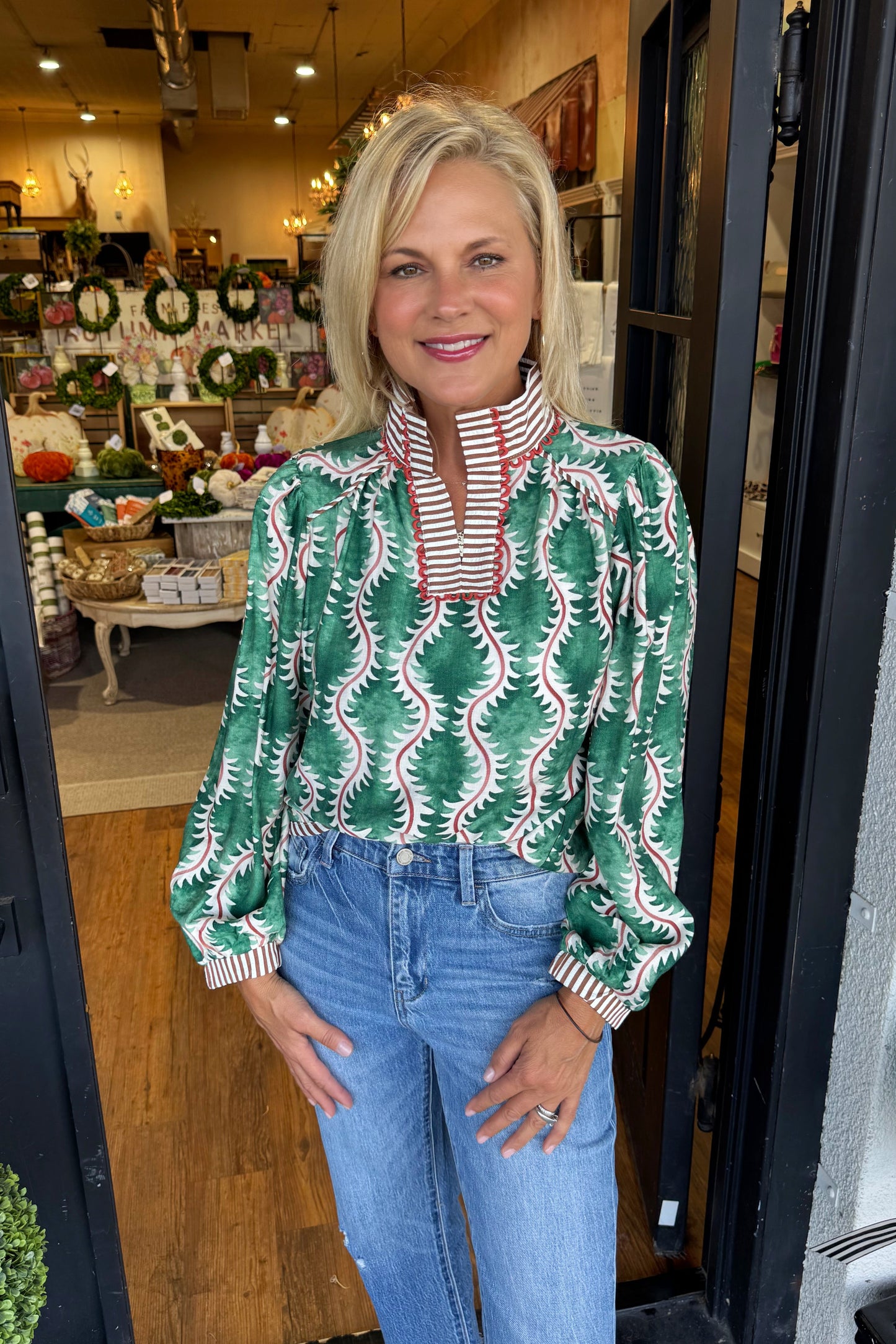 Betsy Top-Green
