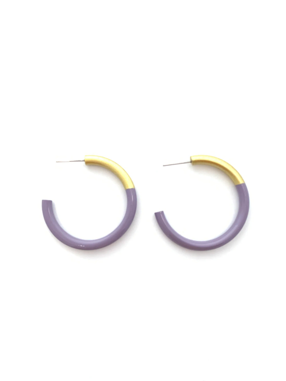 LIZ Hoops in Lilac