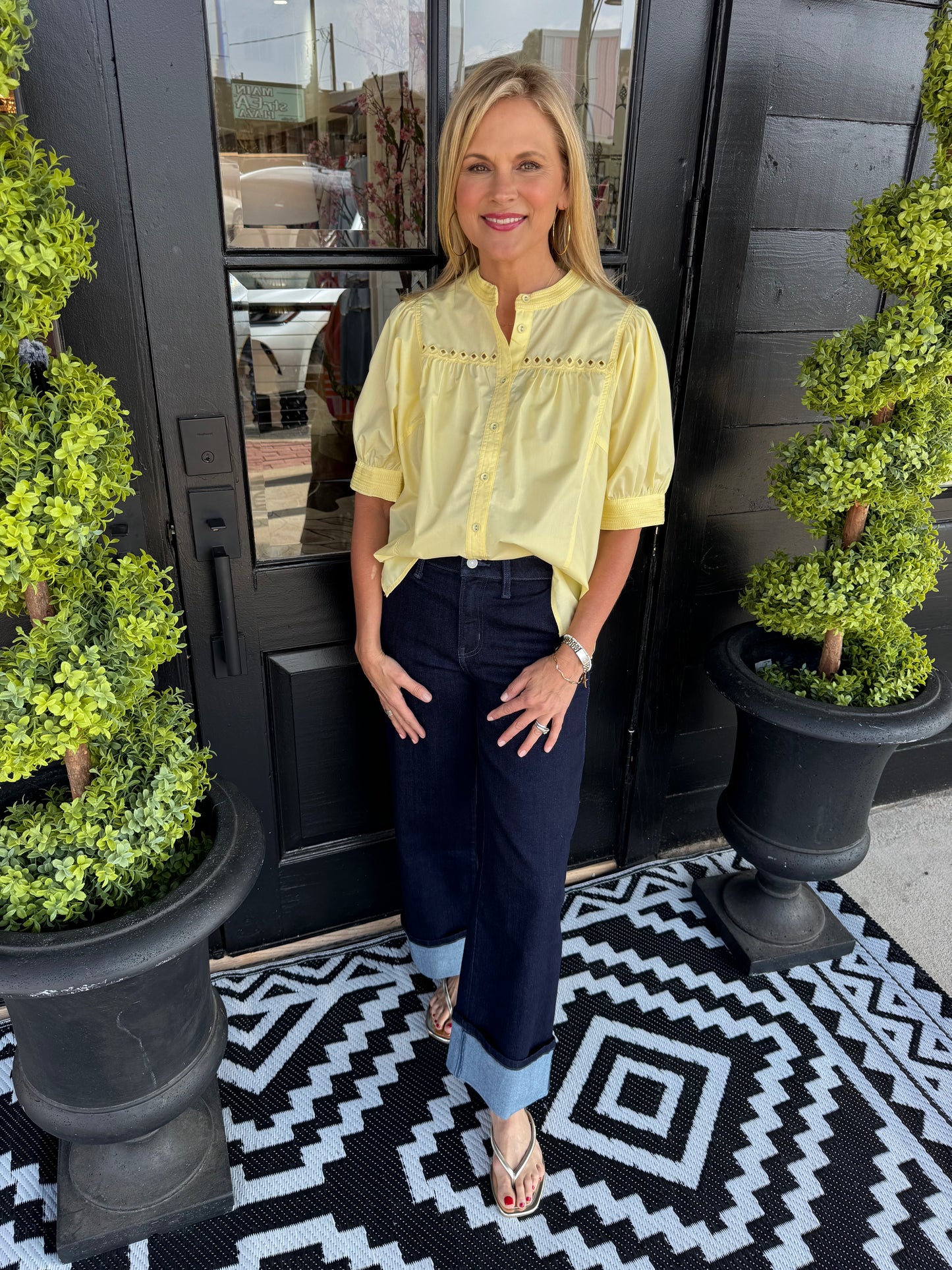 Felicity Top - Yellow