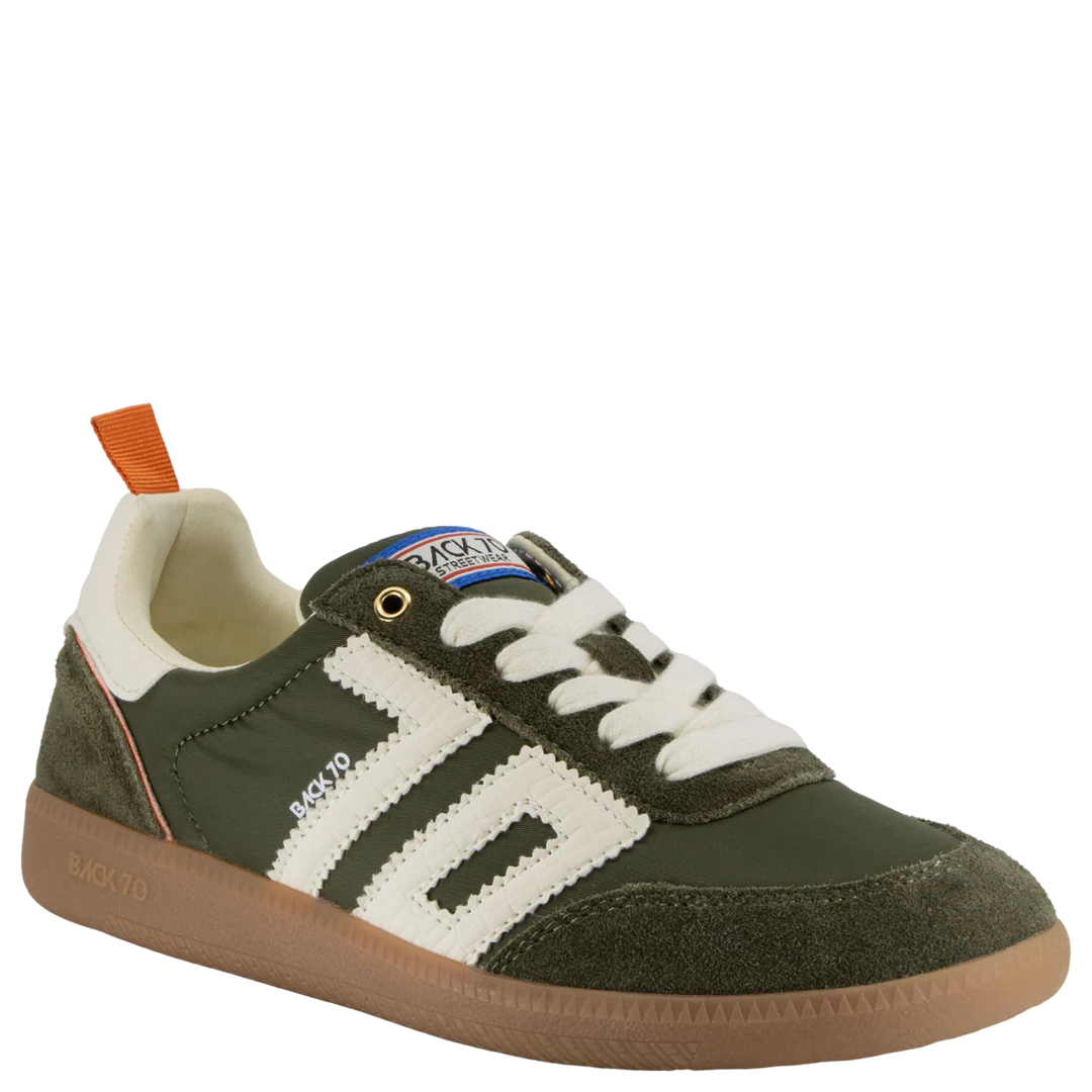 Back 70 Ghost Sneakers Olive Orange Milk