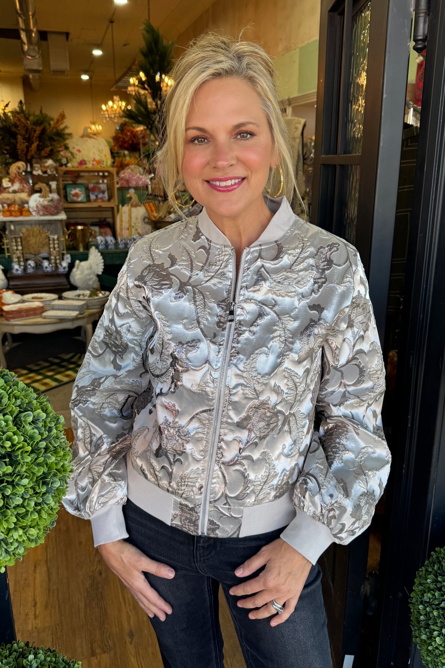Elisia Jacket - Silver