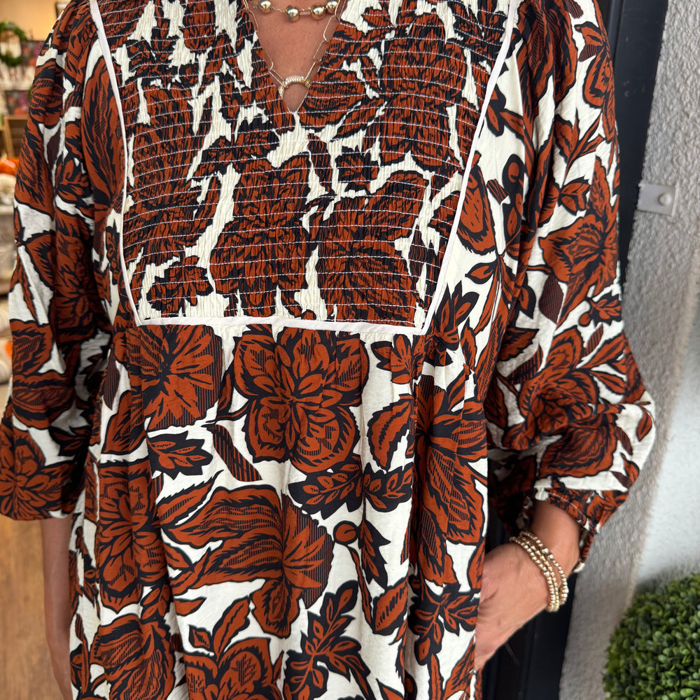 Tracy Dress - Brown